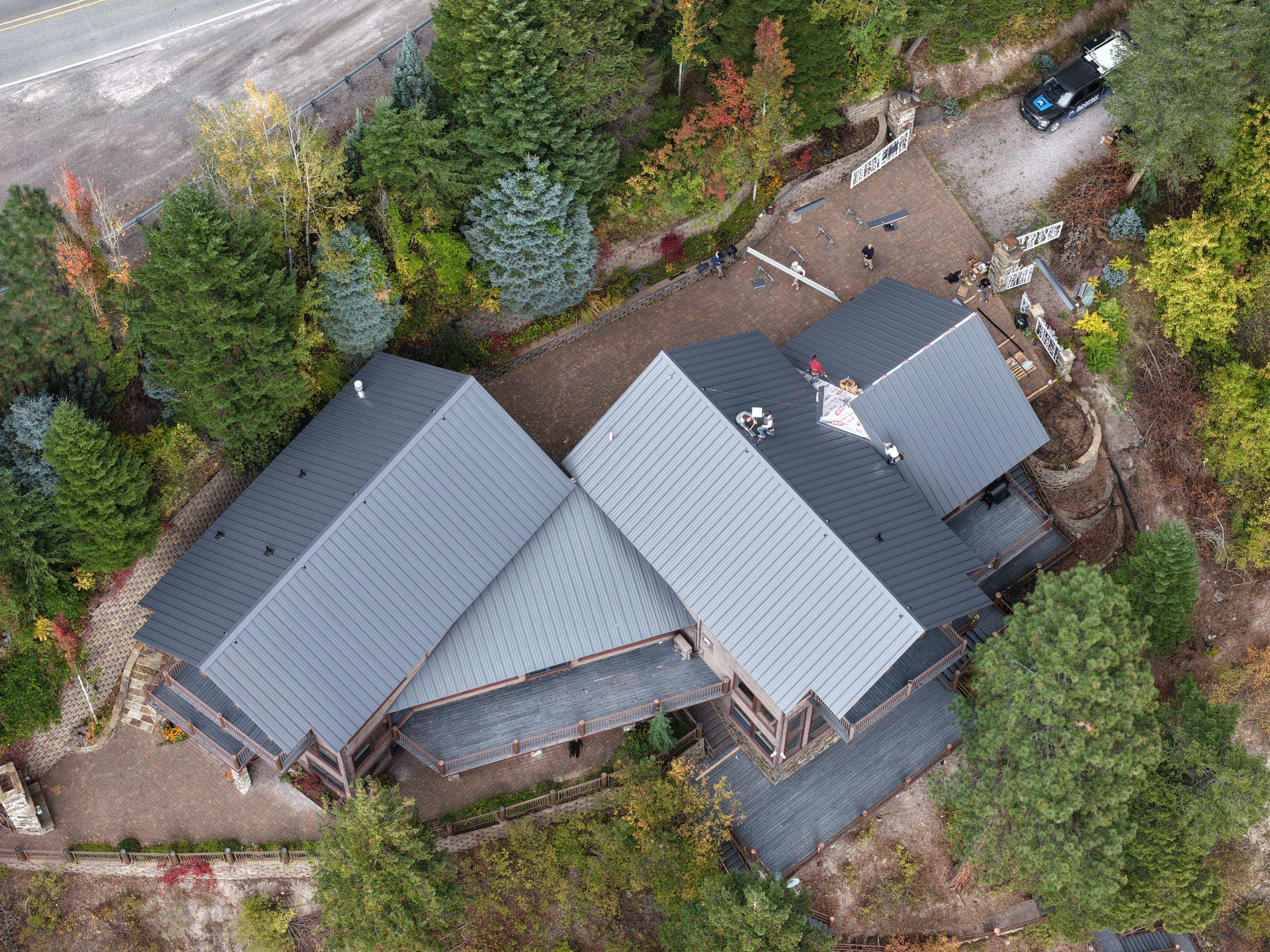 16" Mechanical - Dark Gray  by Montana Roofing Solutions