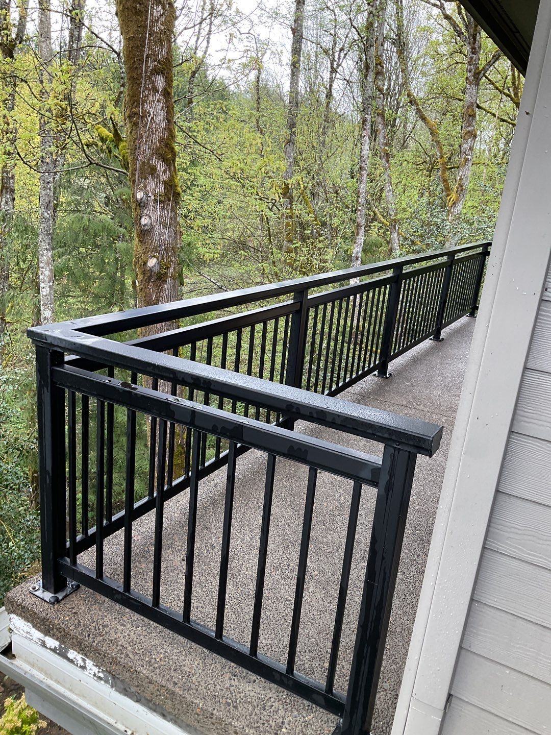 Concrete wash using Moderate Pressure by Willamette Outdoor Wash LLC