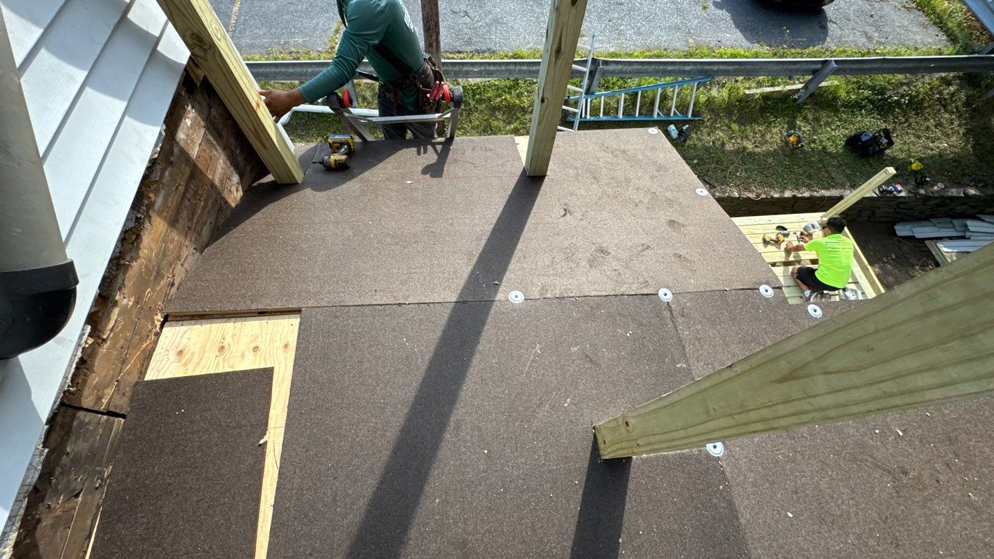 EPDM Flat Roof Installation with ISO Board on Existing Structure by Sensible Home Solutions