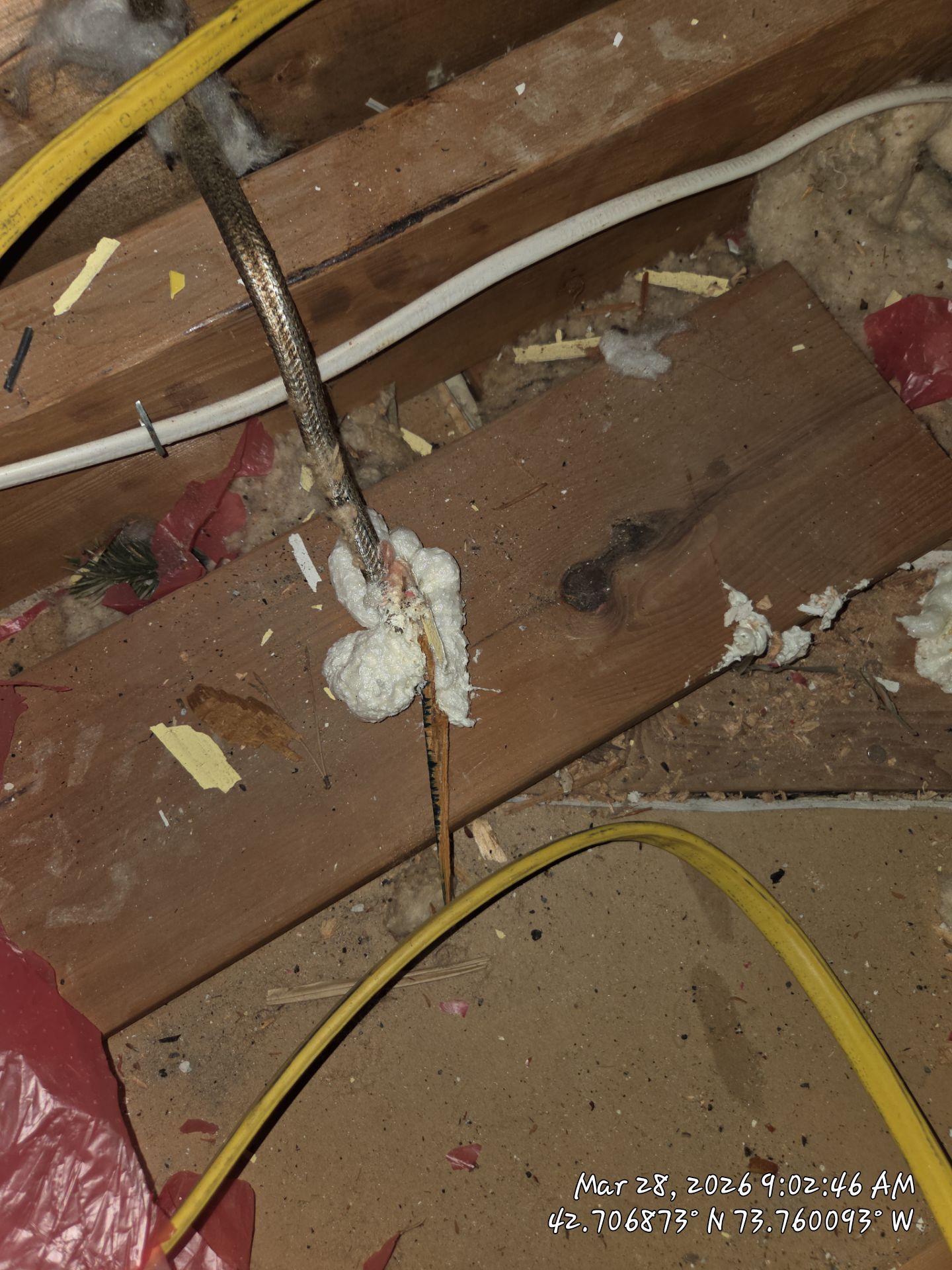 Attic Insulation Upgrade Project in Albany by Saffron Elite Home Performance & Building Science