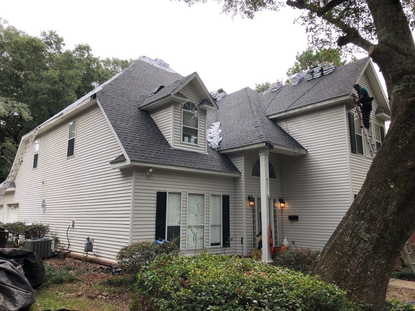 Residential Roofing Installation using Roof Replacement by American Roofing & Construction LLC