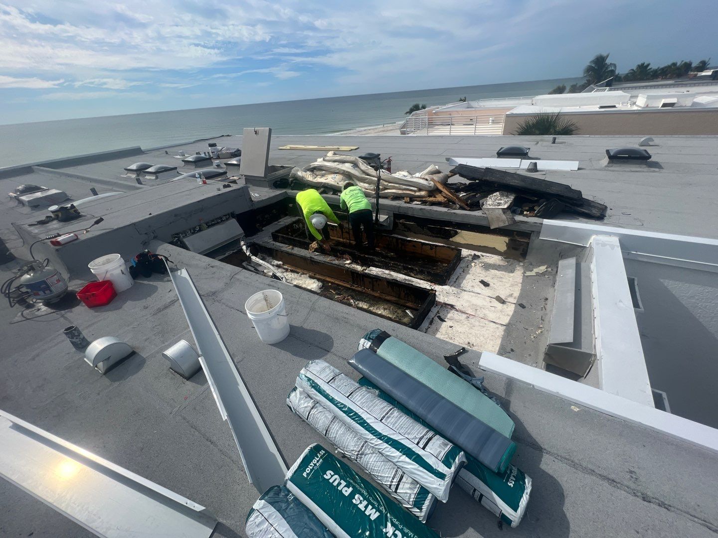Sanibel Island Commercial Roof Inspection by Four Peaks Roofing