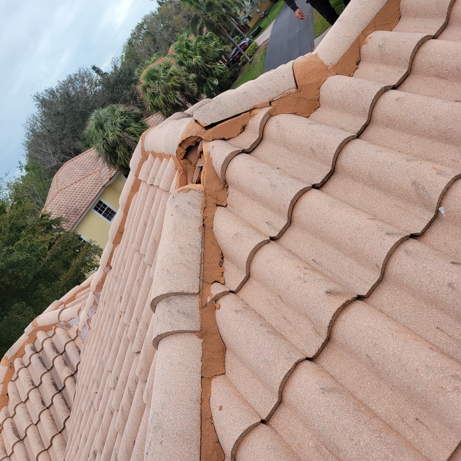 Residential Roofing Repair using Concrete Tile by Four Peaks Roofing