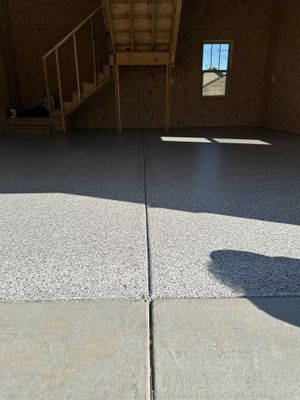 Garage Floor Coating using Coyote