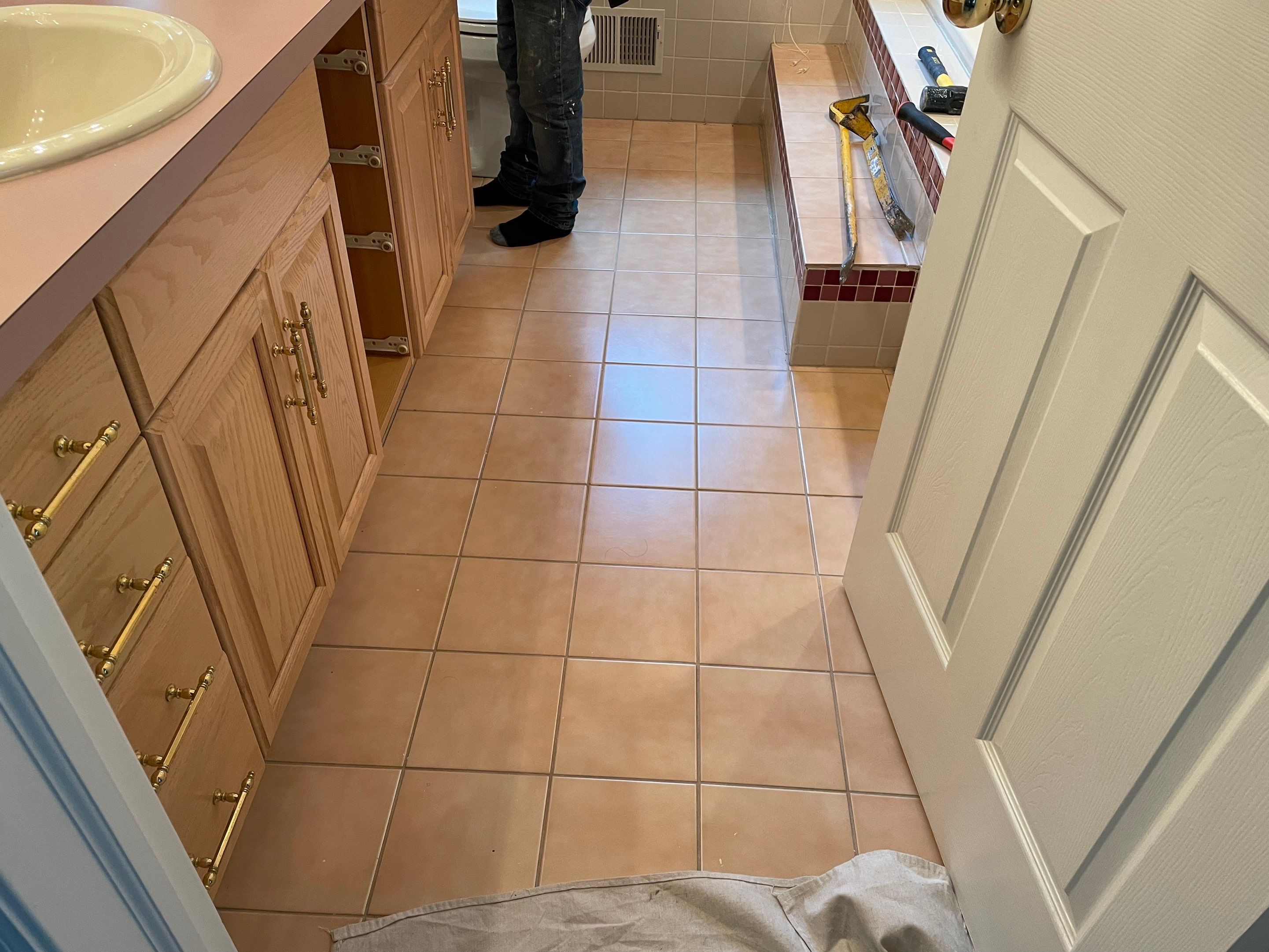 Bathroom Remodel using Tile by Home Concepts Construction