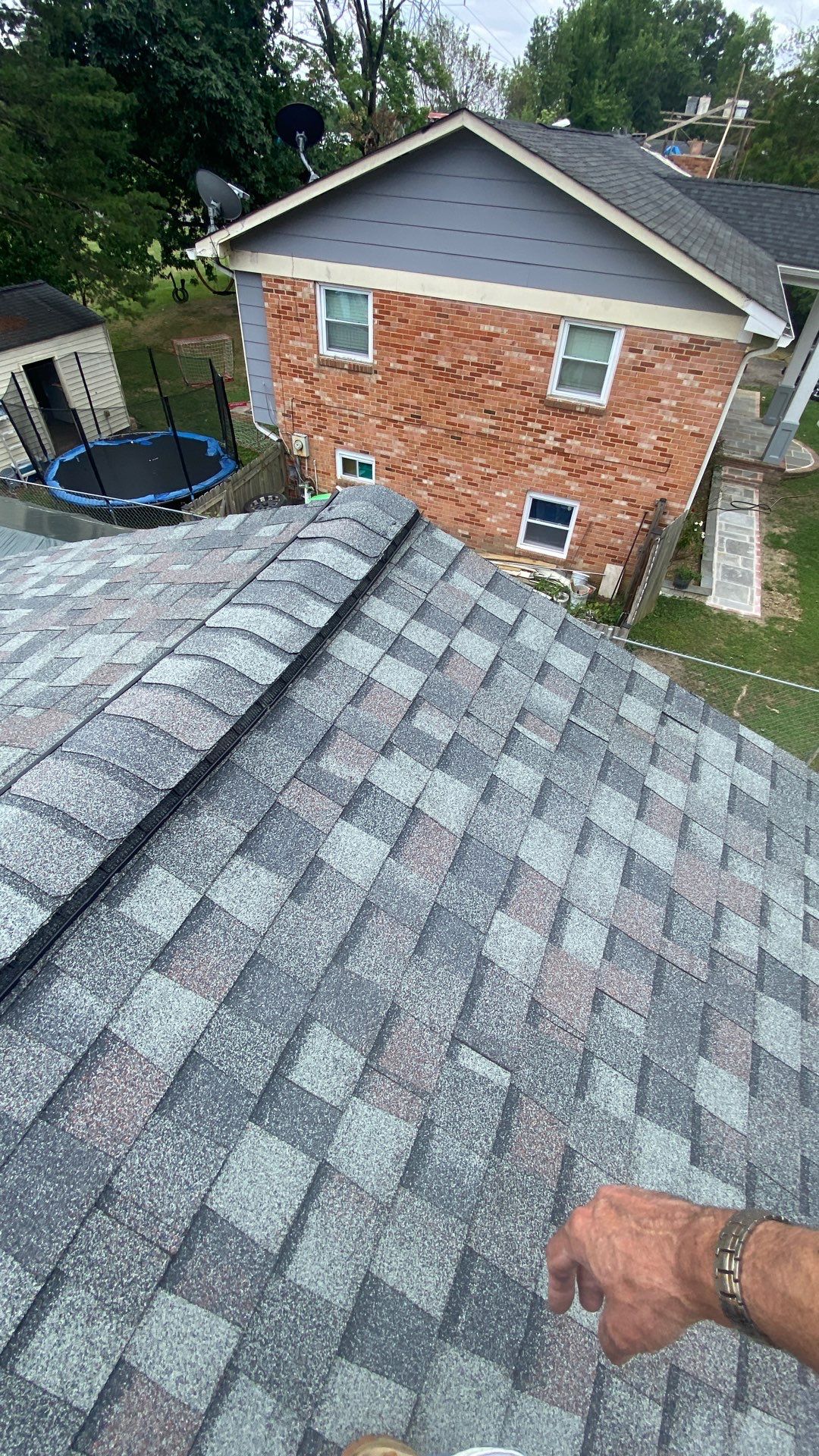 Woodbridge: Roof Replacement with CertainTeed Landmark Pro Designer Shingles in Max Def Colonial Slate by RM Banning, Inc.