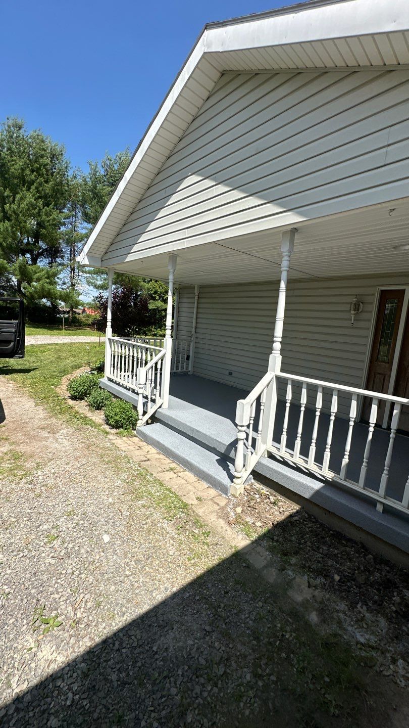 Porch & Steps Project in Renfrew by Floors in a Day, Inc