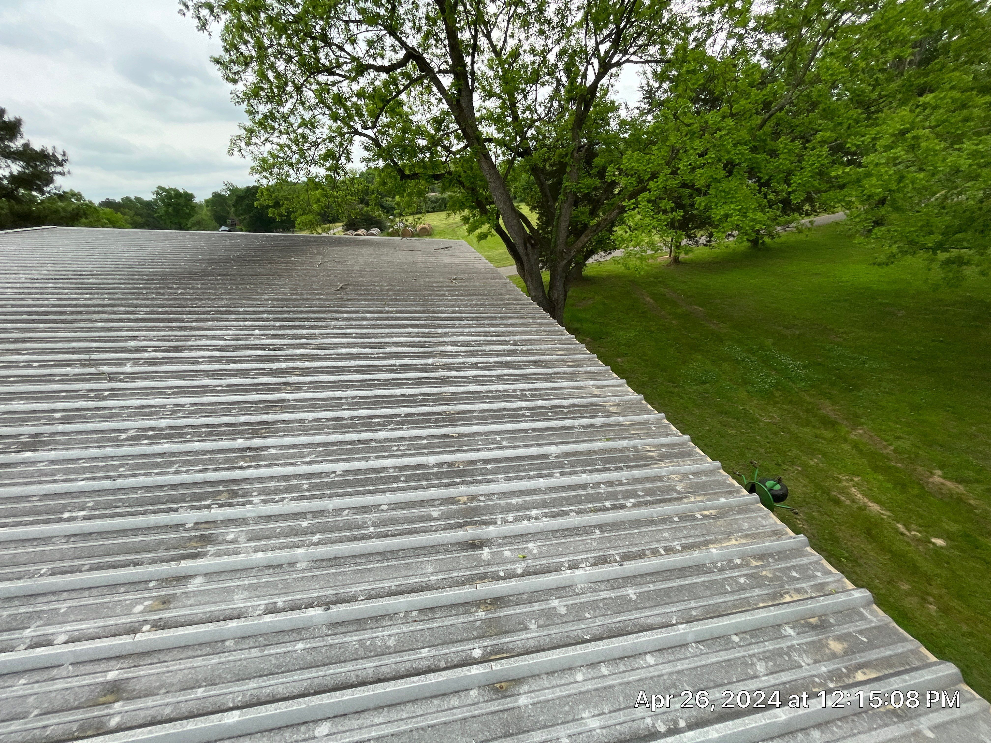 26 Gauge Galvanized metal roof by Hostetler Roofing