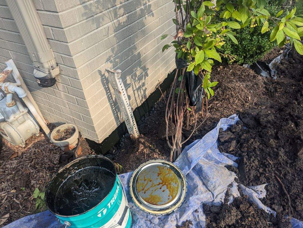 Exterior Foundation Waterproofing by Allied Water Services