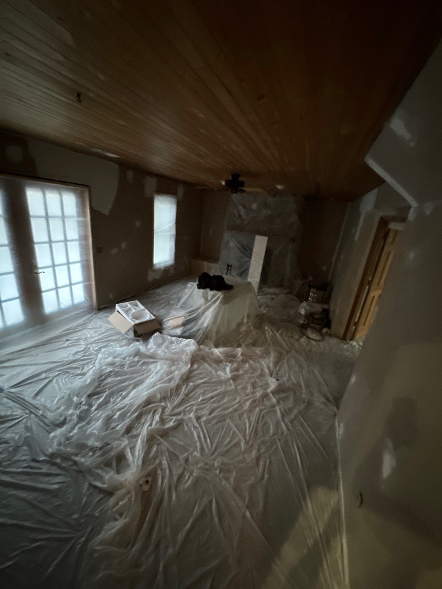 Tour the entire process of painting an interior by The Hillcrest Company 