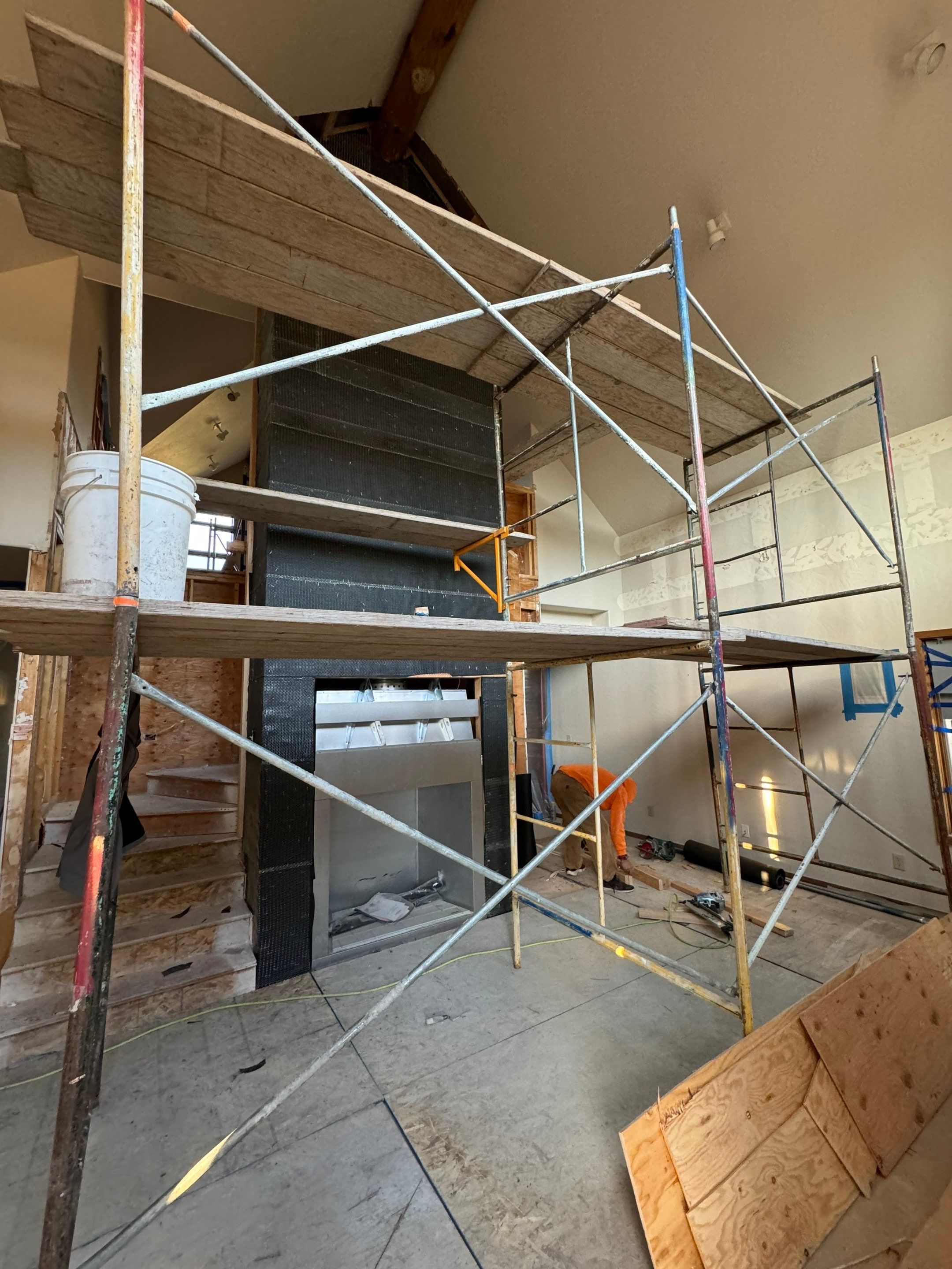 Renovation Project in Big Sky by Blue Room Construction LLC