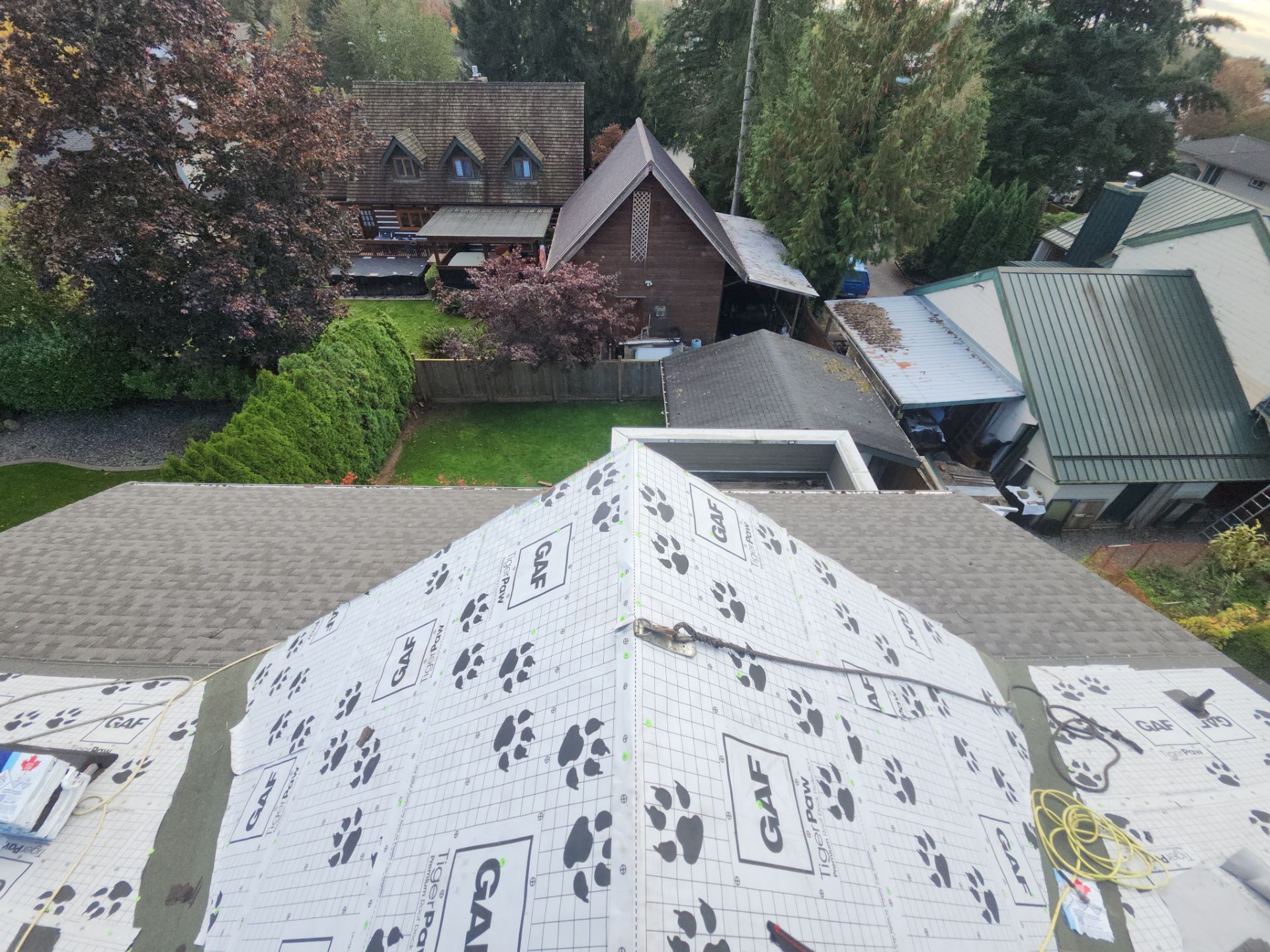 Residential Re-Roof using GAF Golden Pledge Warranty by Top Notch Roofing Inc