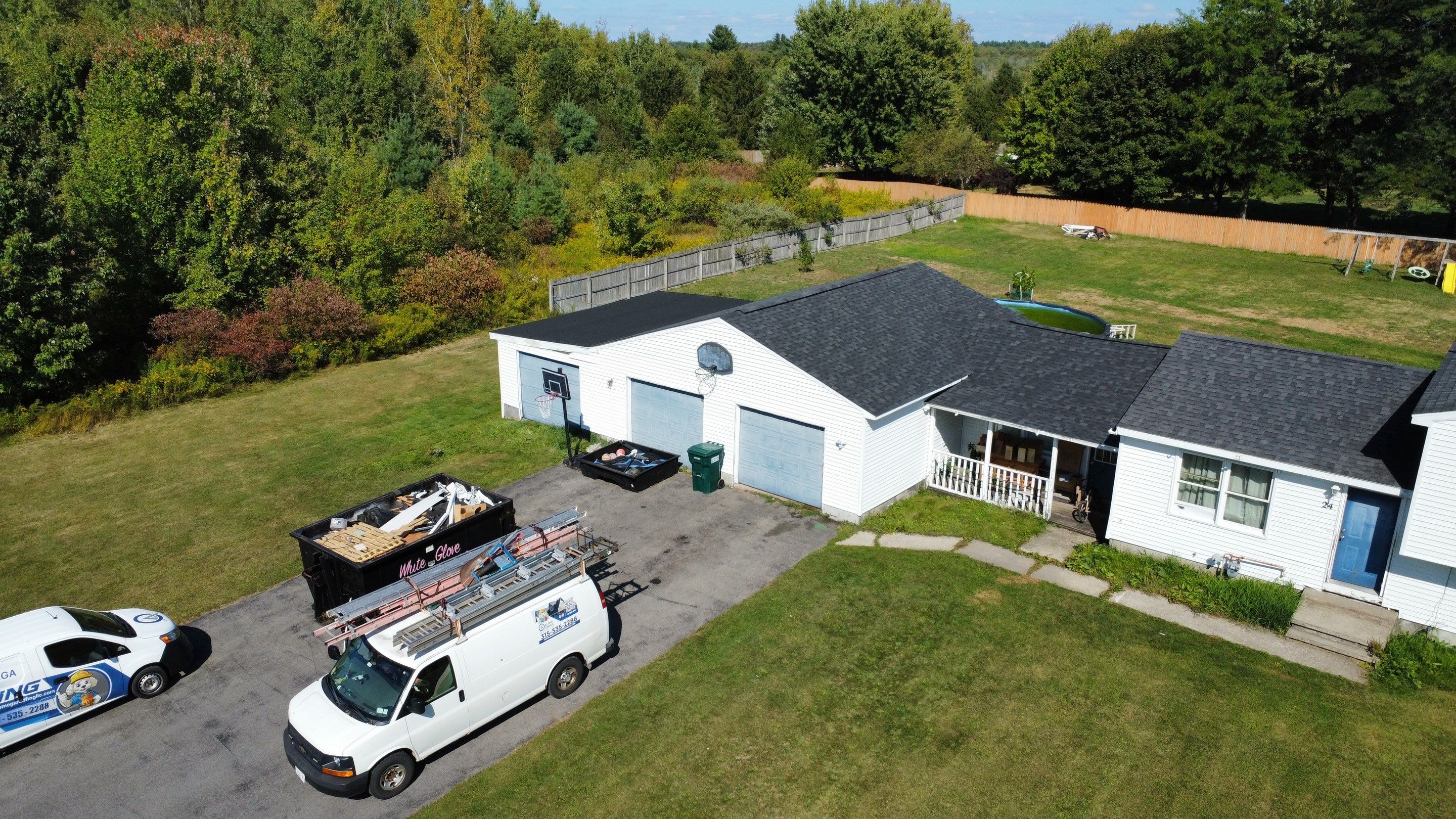 β
Storm Damage Garage Roof Replacement in Hastings, NY π π¨ by Alpha Omega Roofing LLC