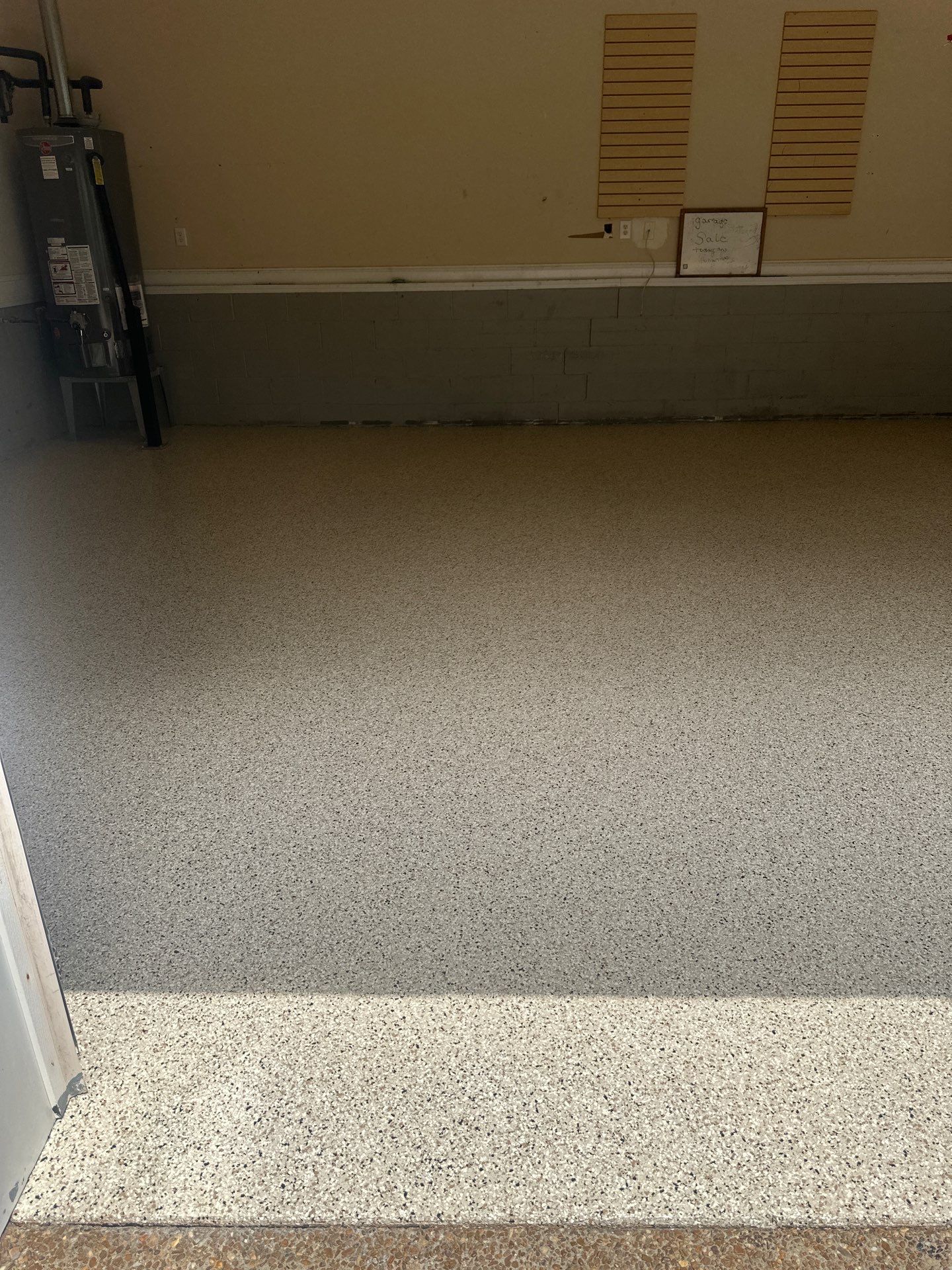 Garage Floor Coating using Shoreline by My Garage Floor Guys