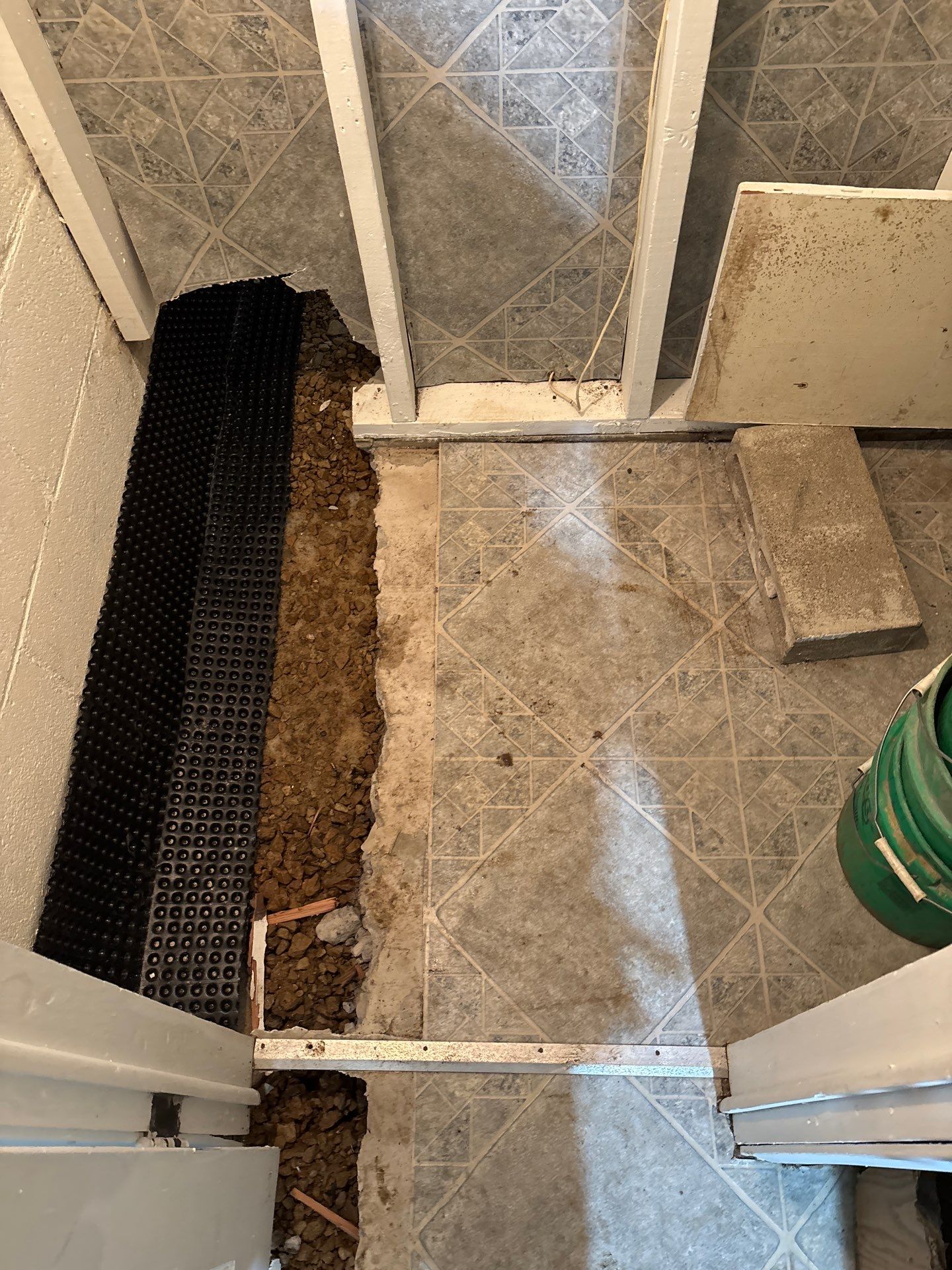 Drain Tile & a Sump Pump for our Property Management Partner by Waterproofing Northeast