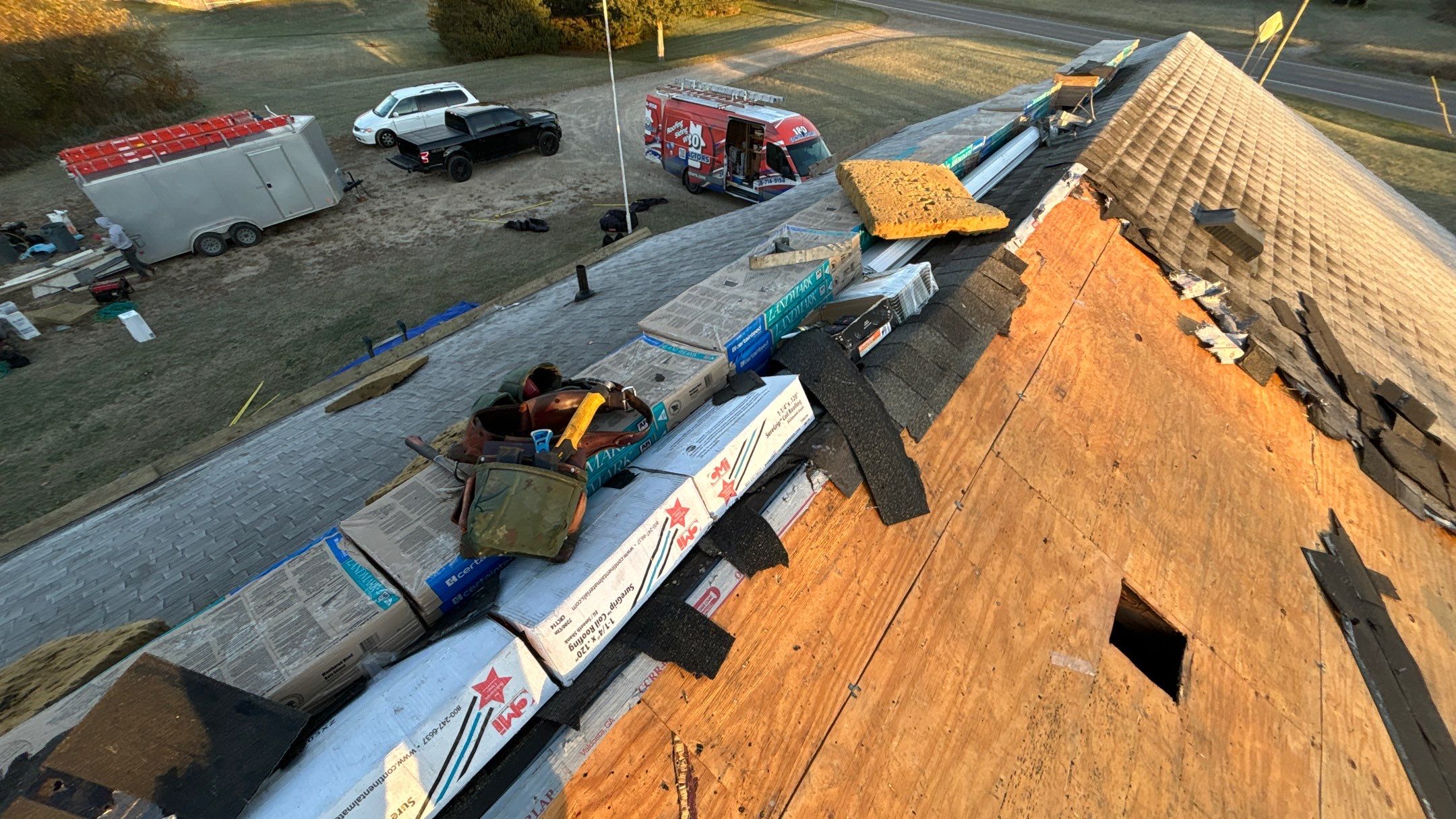 Roof Replacement using CertainTeed Landmark by 180 Contractors