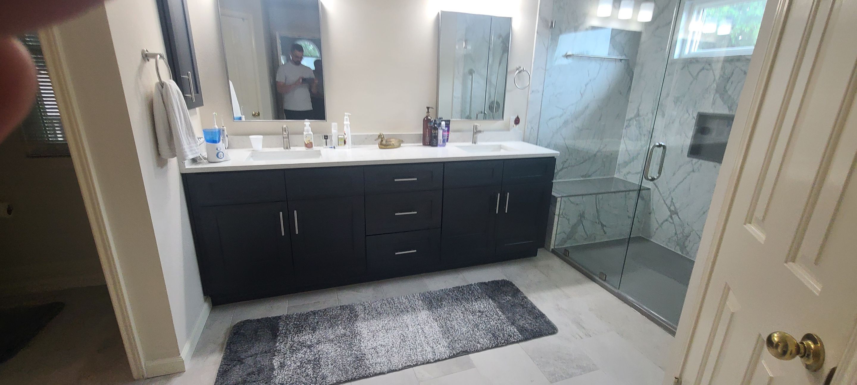 Universal City Shower Before and After by Legacy Bath and Kitchen 