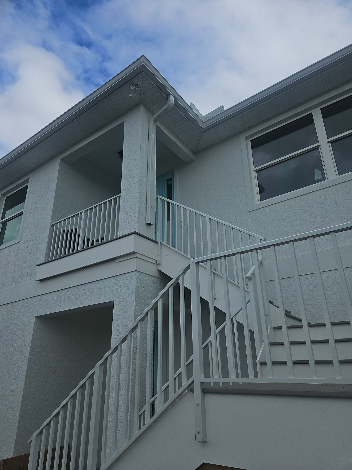 6-inch K-style Seamless Gutters and 3x4 Downspout Elbow Installation in Englewood, FL  by Gutter Professors