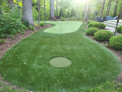 Practice green in Lockport, IL