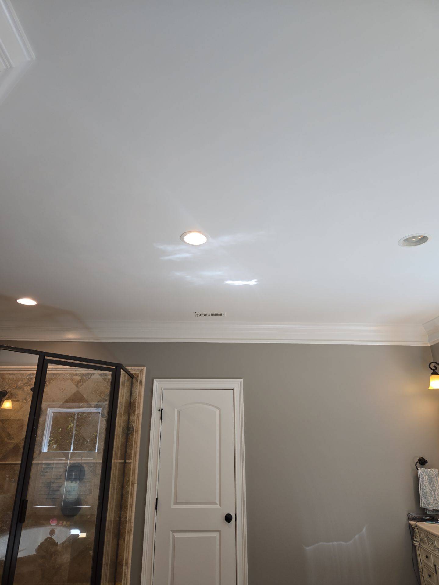 Bathroom Ceiling Transformation by A Step Above Handy LLC