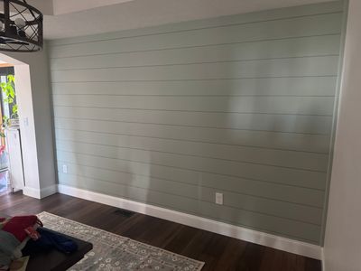 Shiplap Accent Wall
