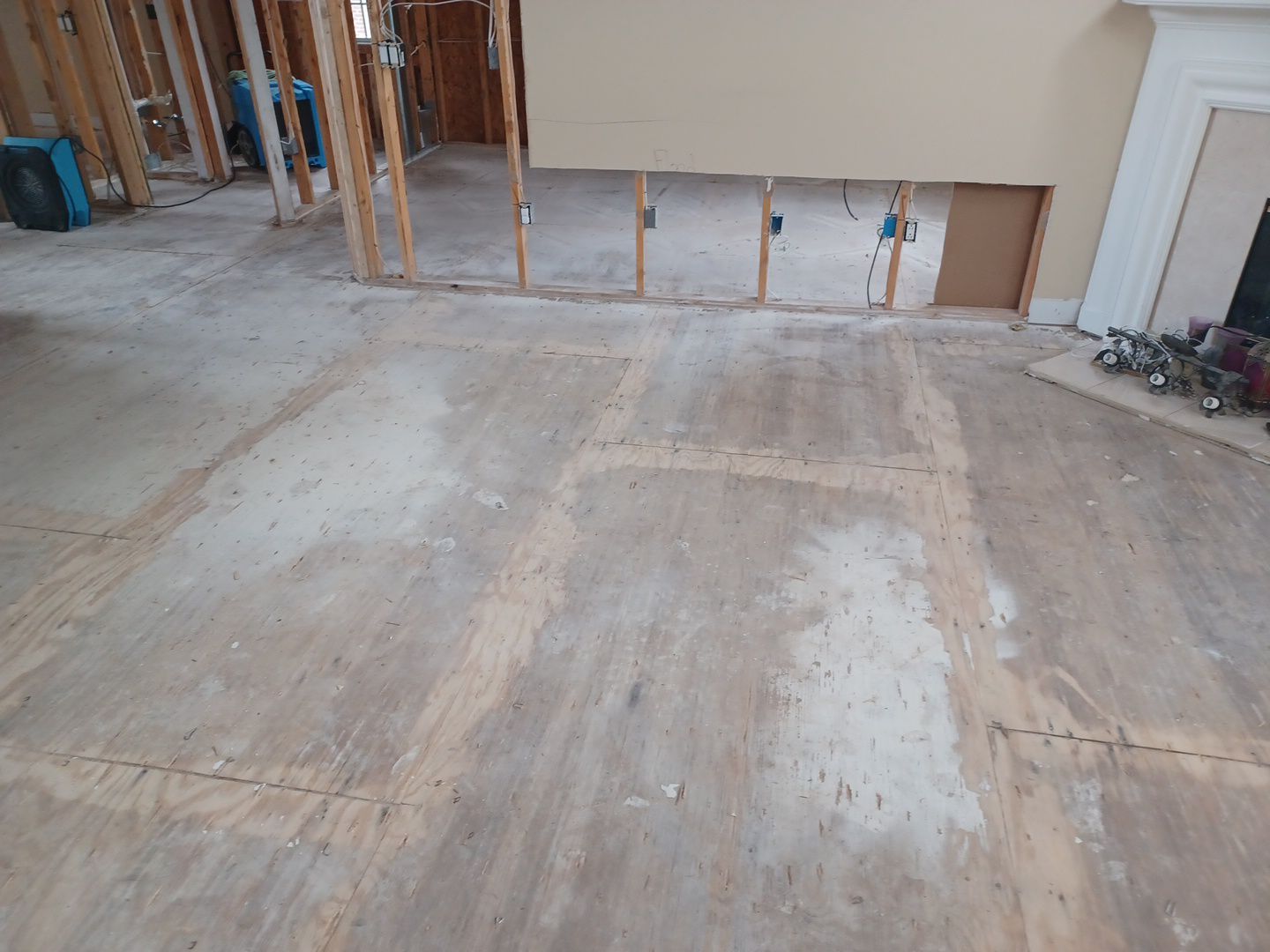 Project in West Bloomfield by EzDry Water Mitigation & Property Restoration