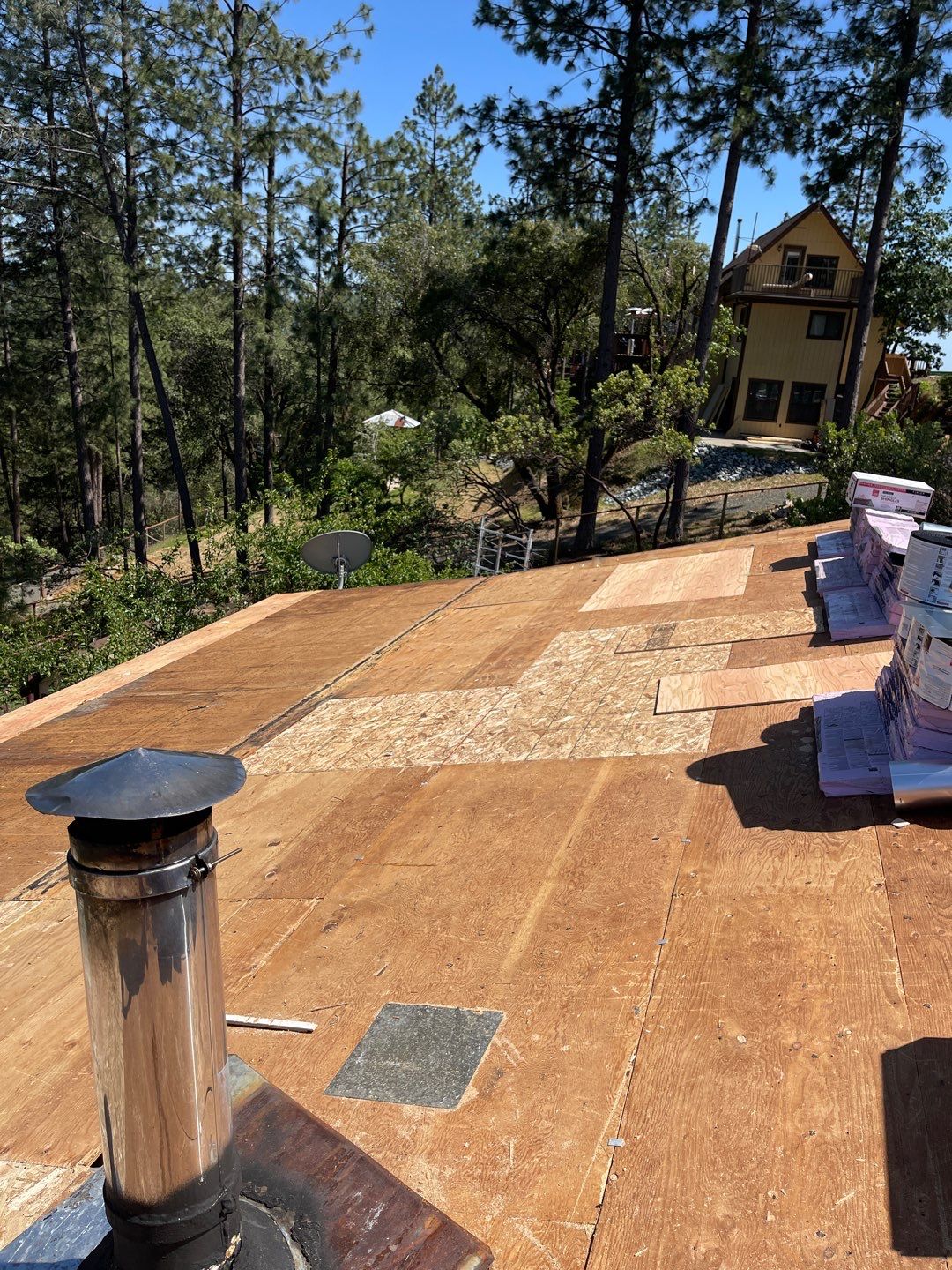 Residential Roofing Installation using Owens Corning Roofing Shingles by Byers Enterprises 