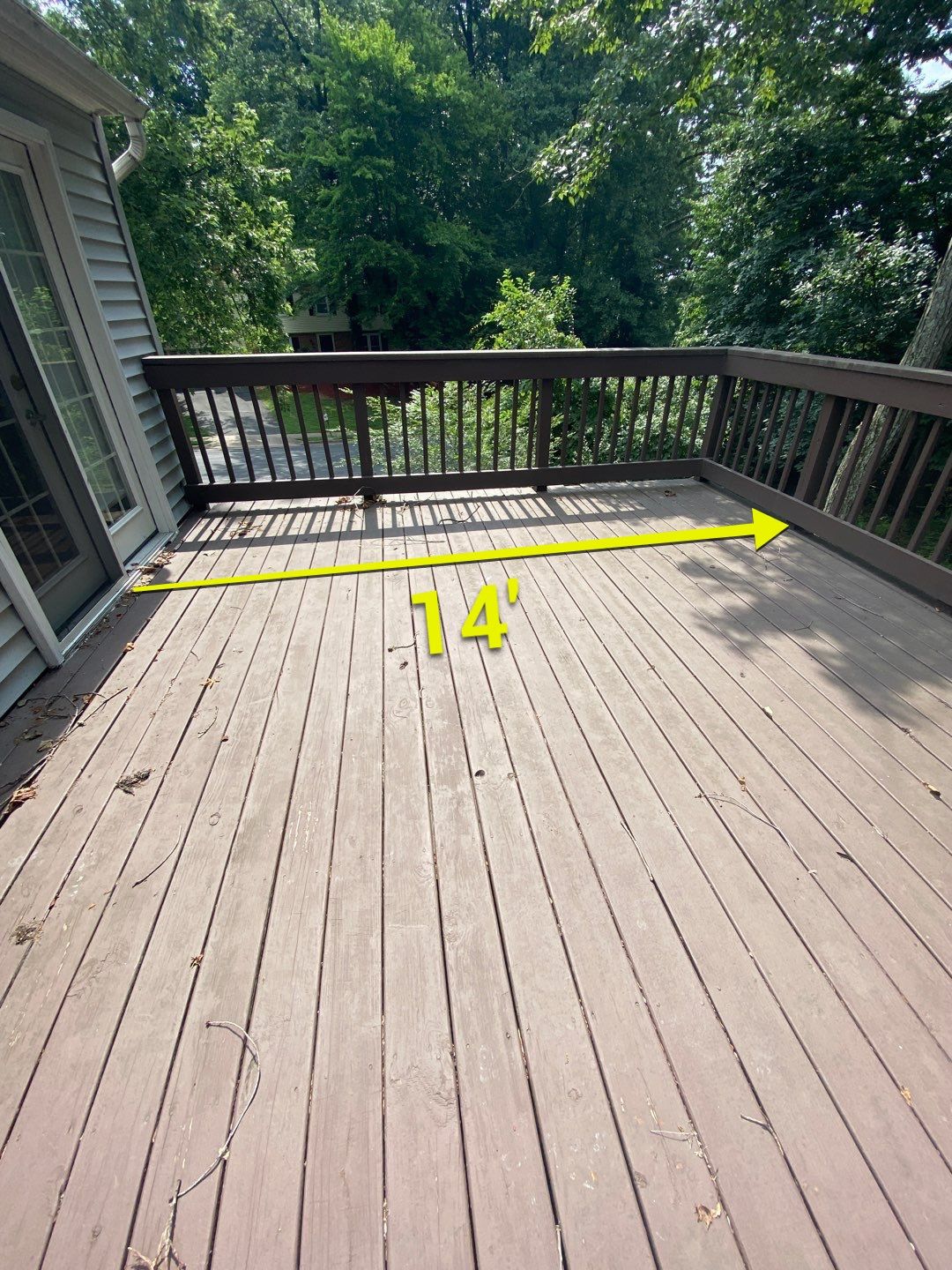 Deck Installation using wood by Jesus Master Handyman LLC 
