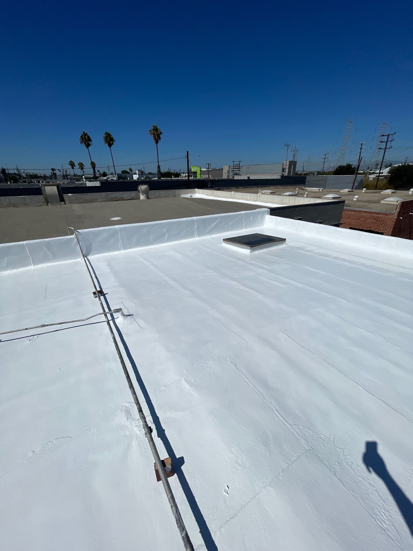 Commercial Silicone Membrane Installation Project by Hull Brothers Roofing