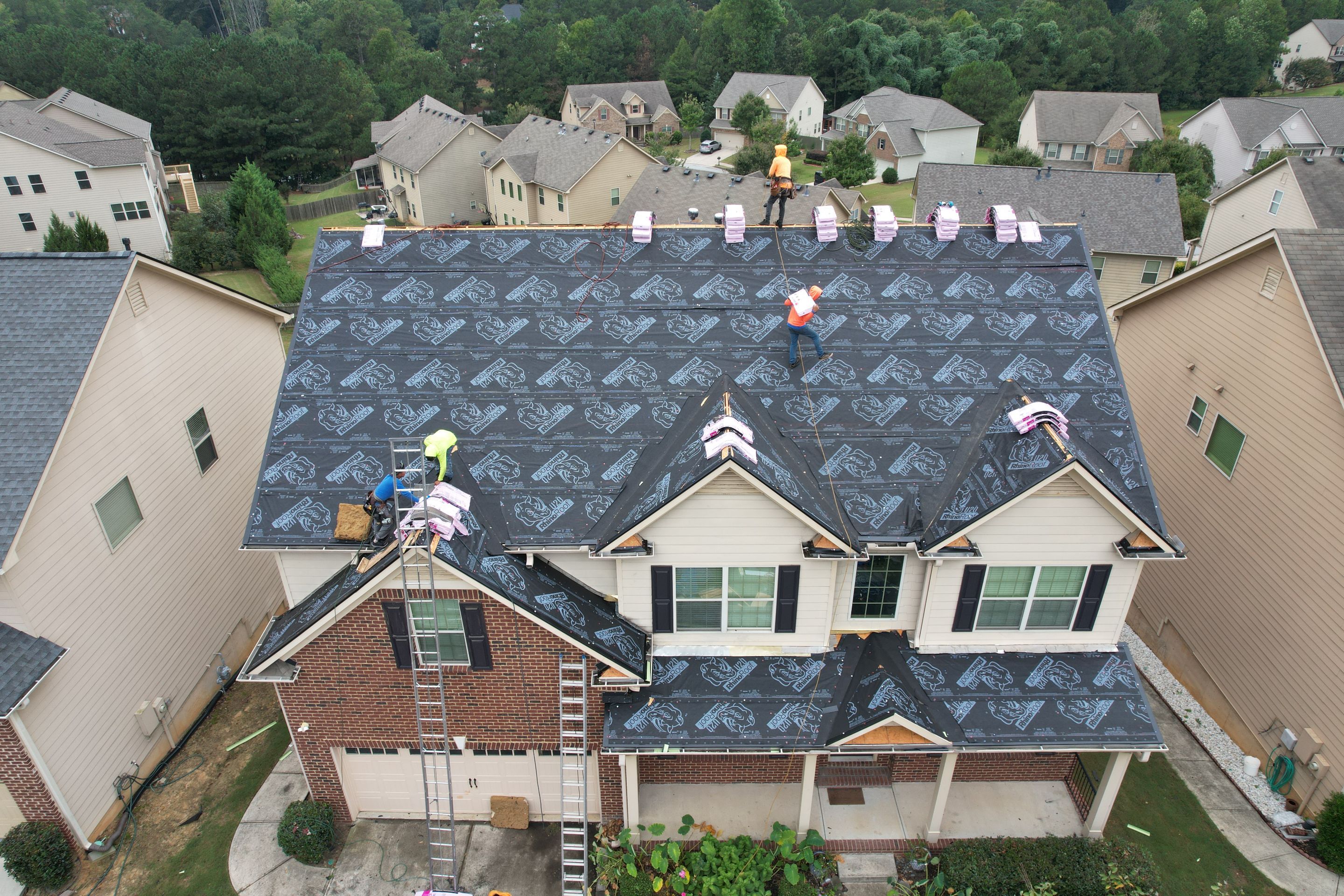 Residential Roofing Installation using Owens Corning by Inspector Roofing and Restoration