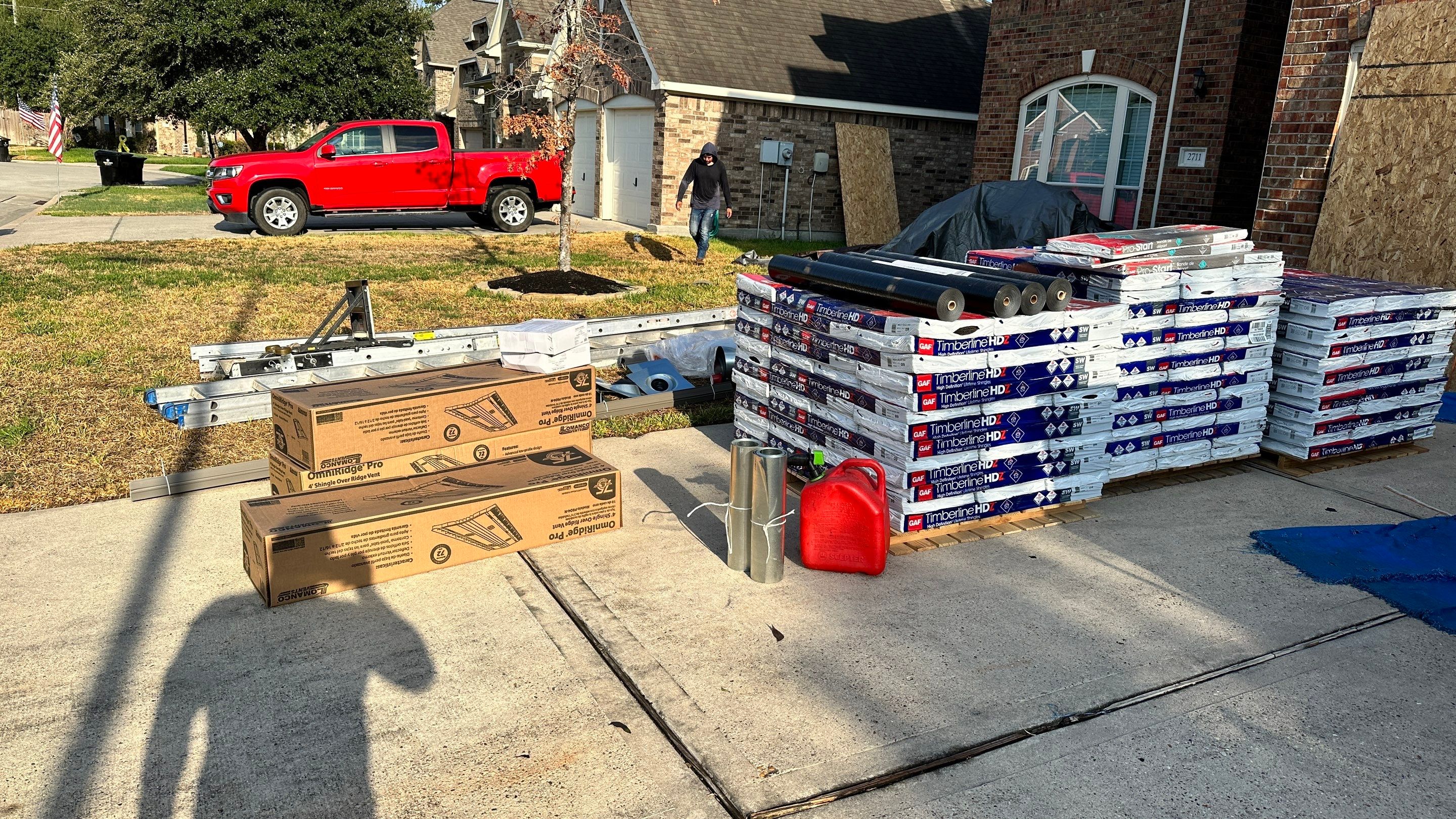 Brick Two-Story Roof Replacement, Tear-Off to Finish — Spring, TX by PL Roofing & SB Roofing, LLC.
