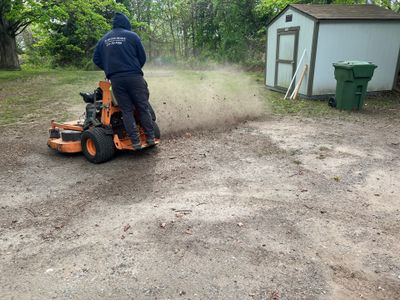 Lawn Care Visit at a Residential Property in Hamden, CT
