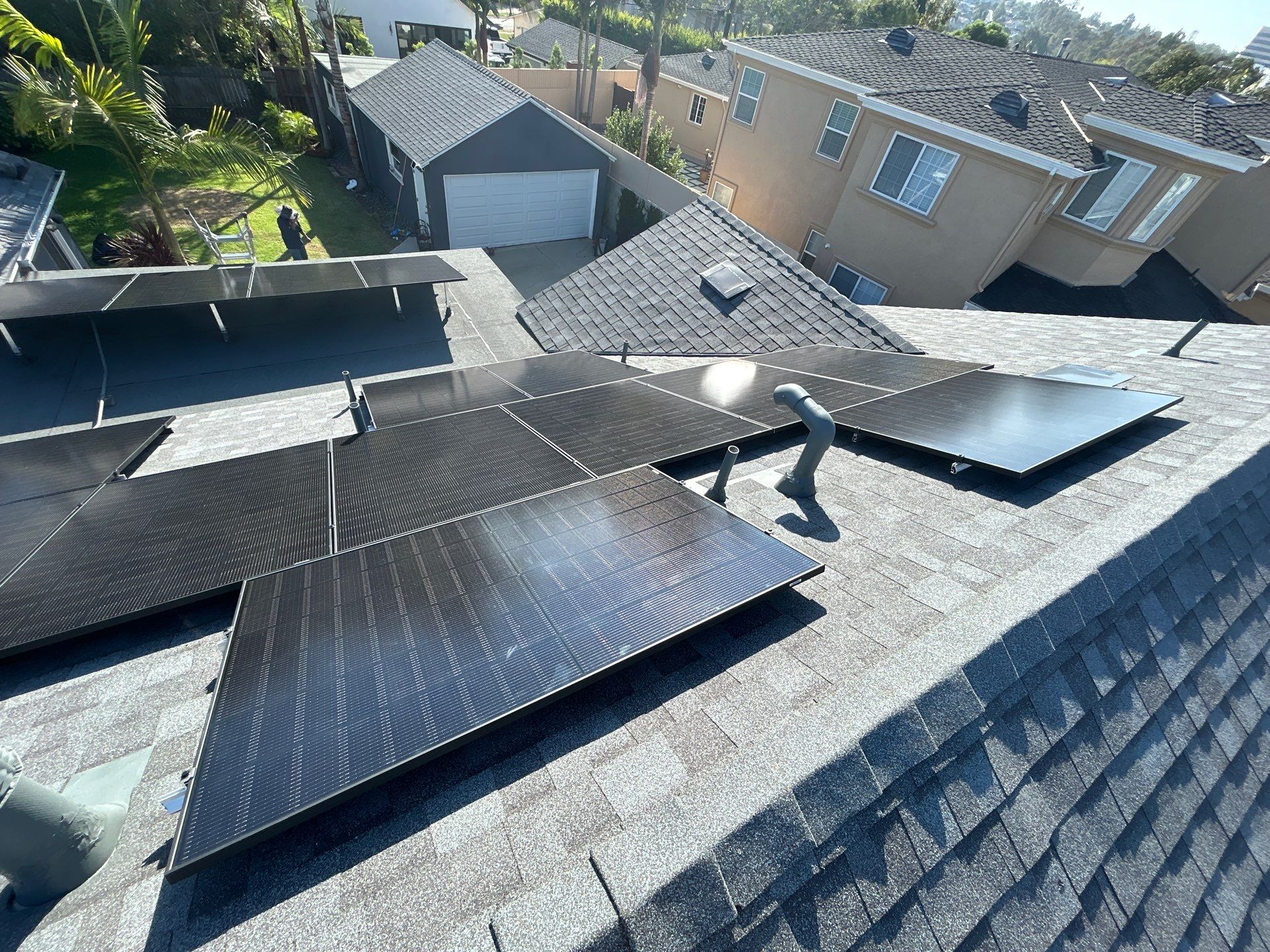 24-Panel Solar Installation and Electrical Service Upgrade in Los Angeles by AWS Solar