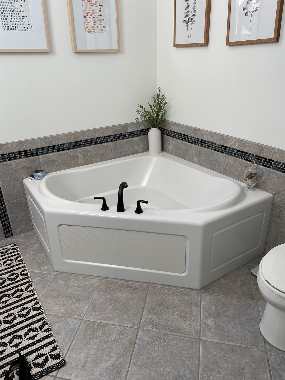 Contemporary Bathroom Remodel by Footprints Floors of East Atlanta