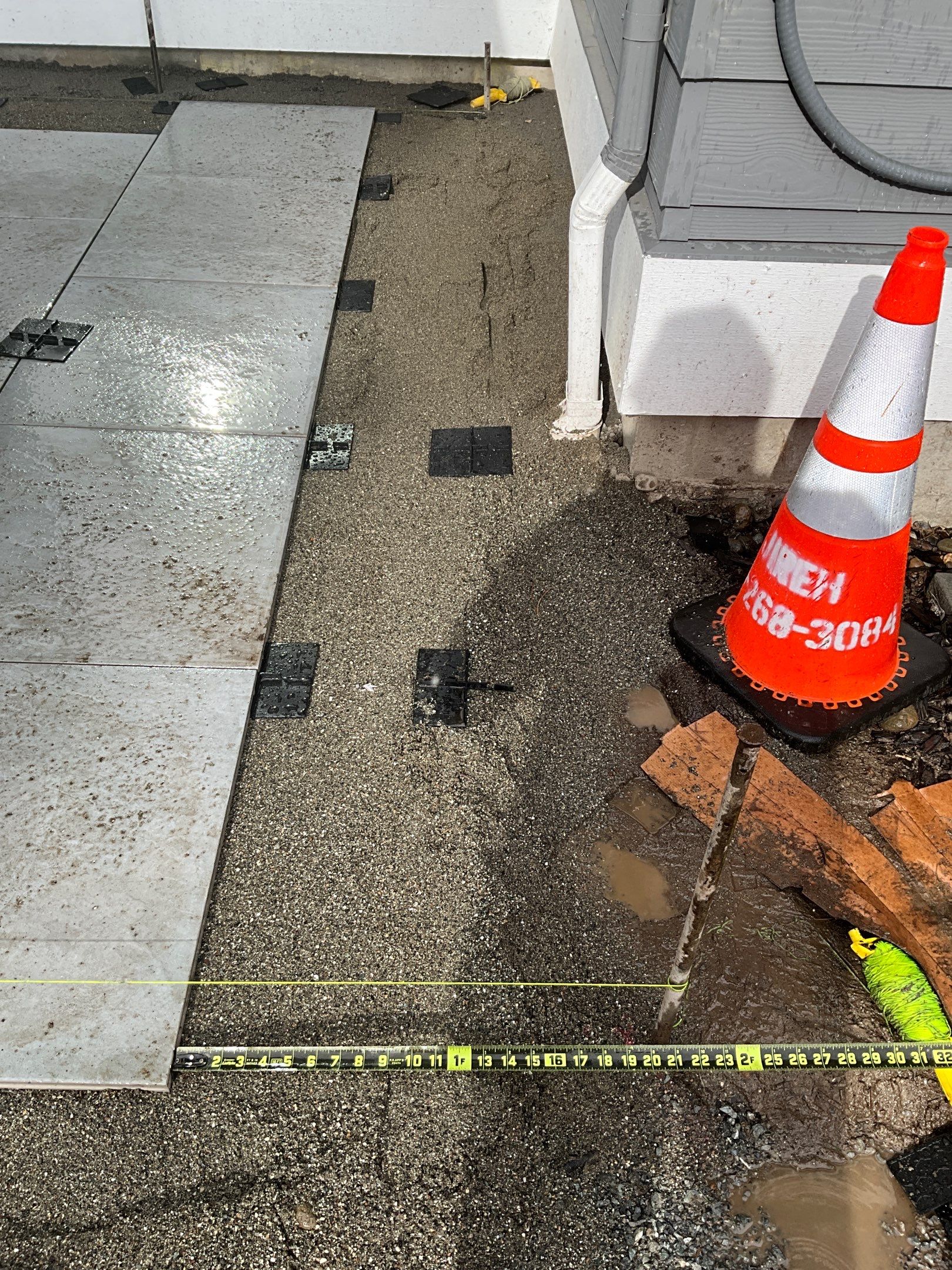 Hardscaping Back Patio Landscape Project  by Jireh Asphalt & Concrete Inc 