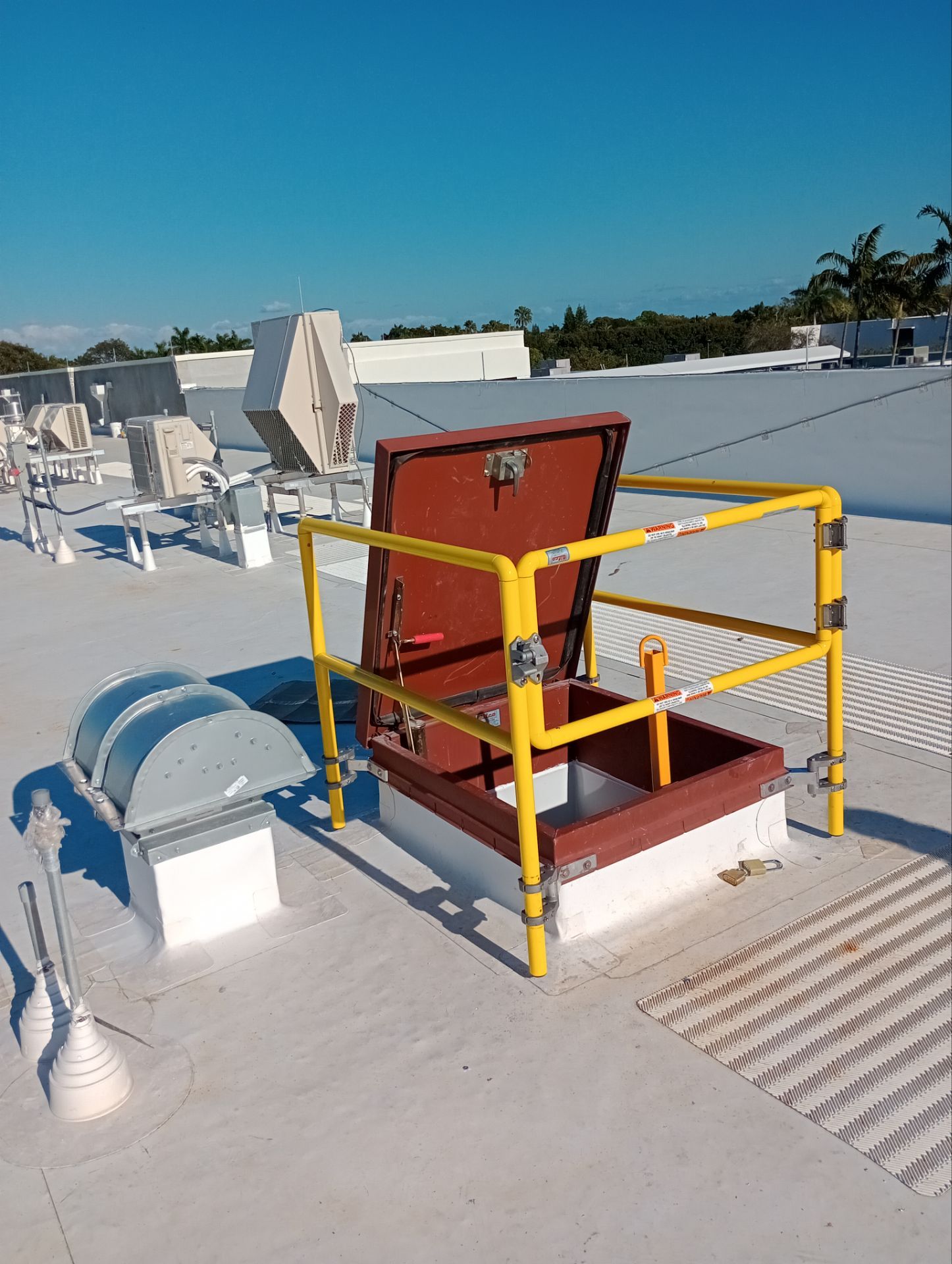 Commercial TPO Membrane Roof Installation at Pinecrest Educational Facility by AJF ROOFING INC
