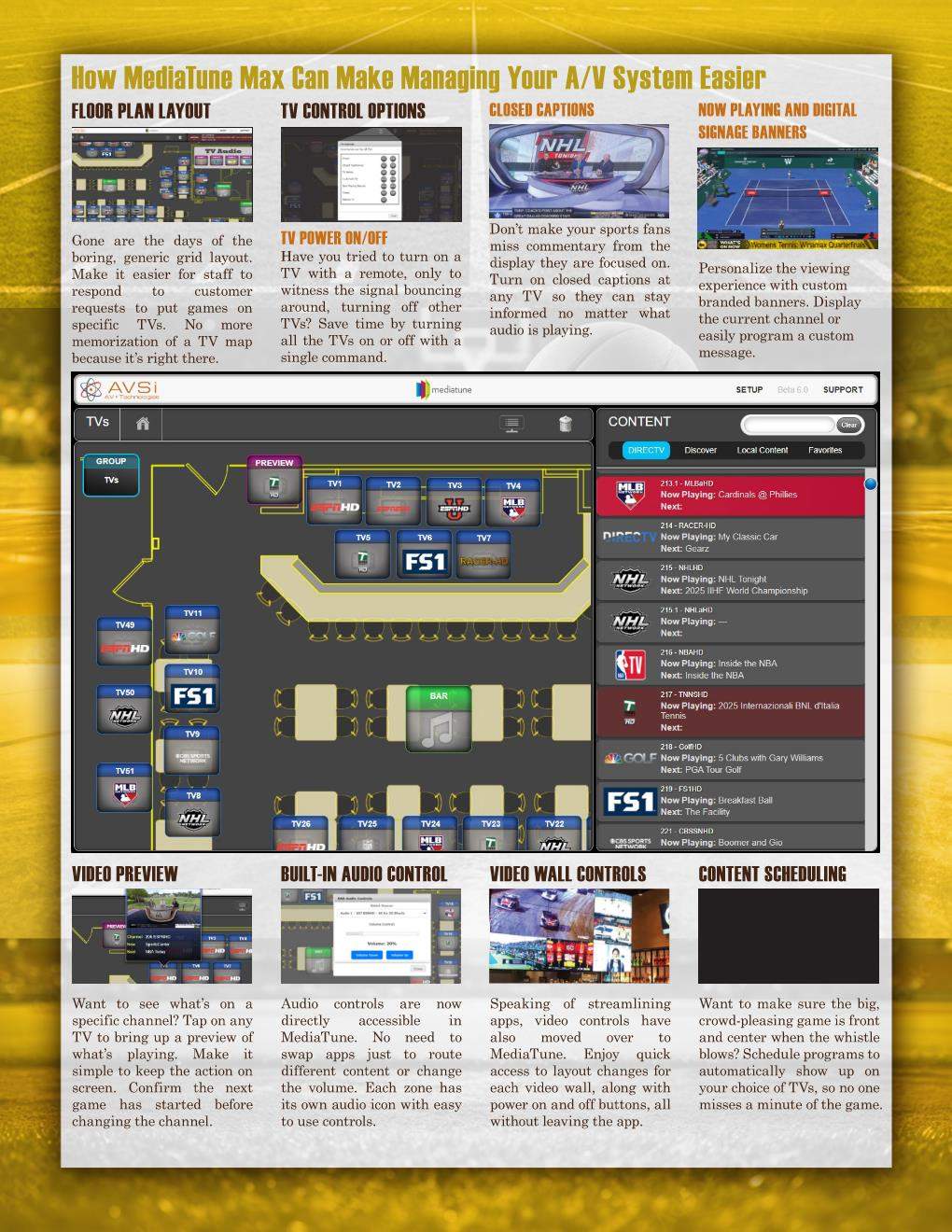 AVSi Comm3000 upgrade with Custom Mediatune interface by AVSi
