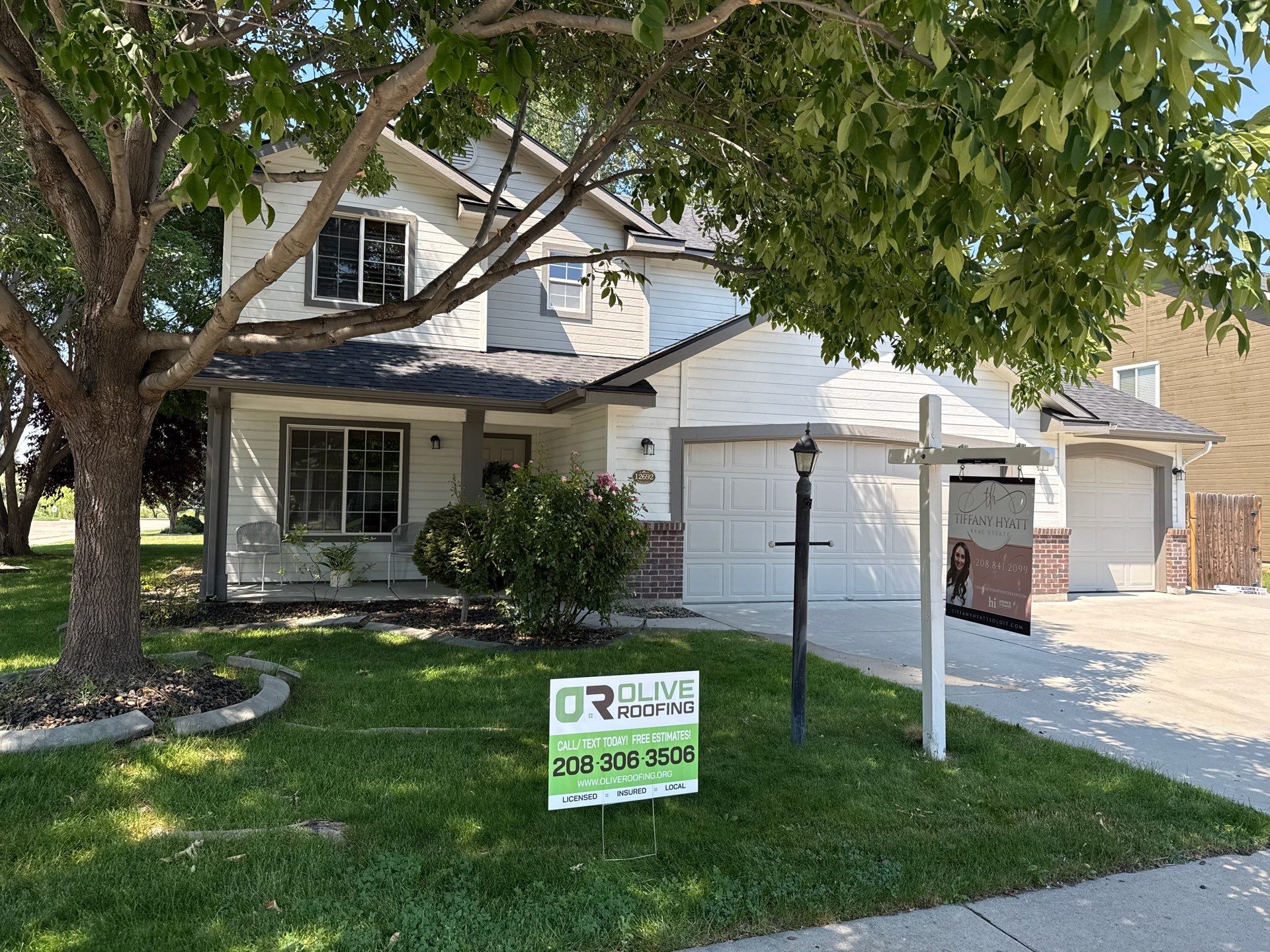Residential Roof Replacement and Sheathing Repair in Boise by Olive Roofing