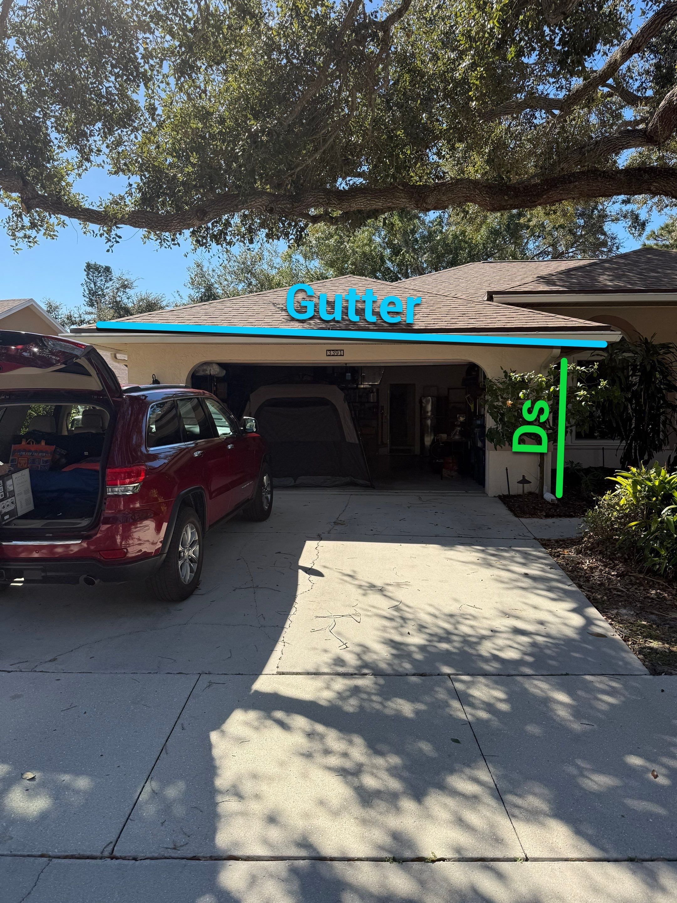 Seamless Aluminum Gutter Installation using 6 Inch Seamless Gutters in Sarasota FL by Gutter Professors