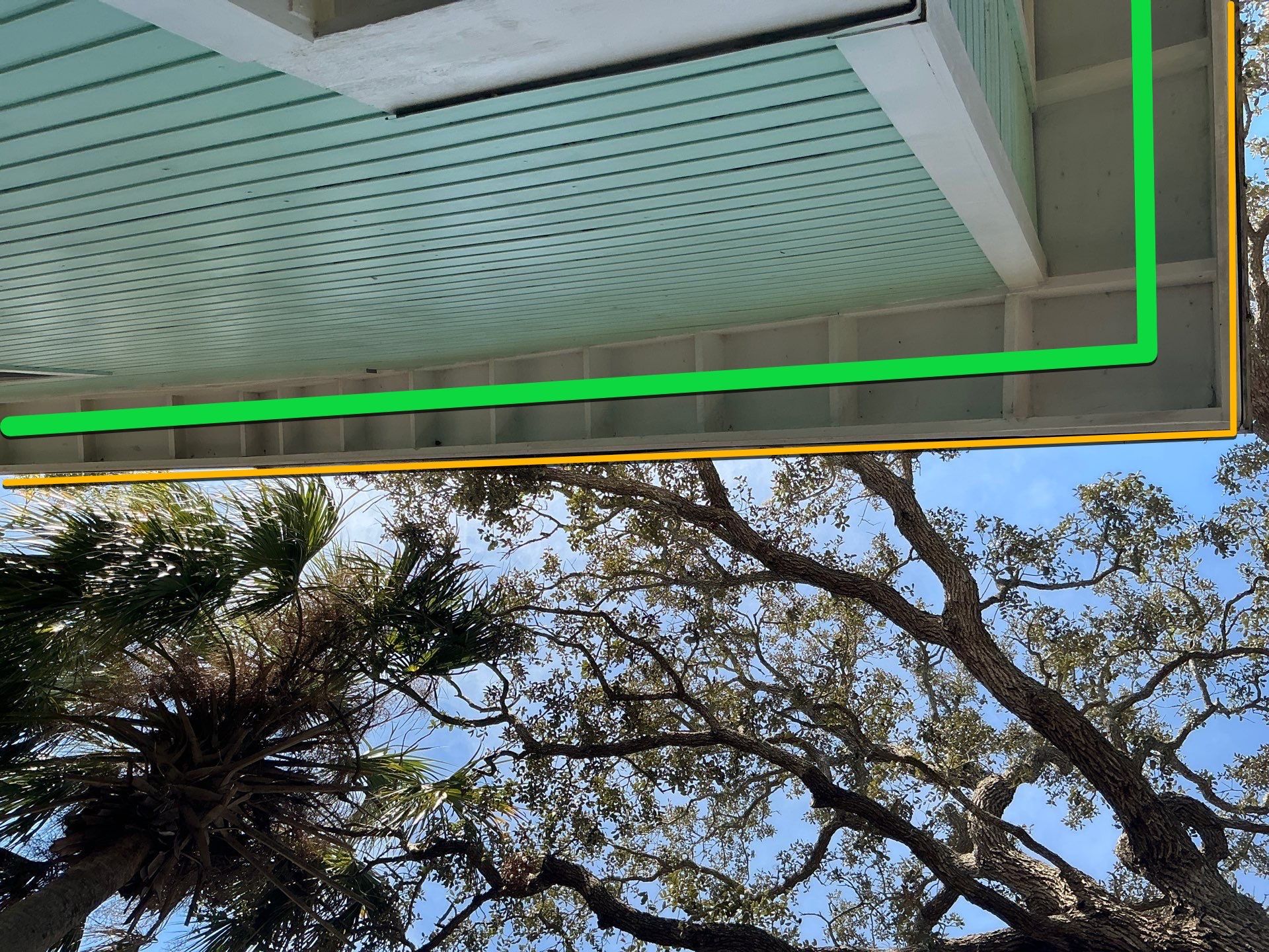 New White Soffit Project in Safety Harbor, FL by Gutter Professors