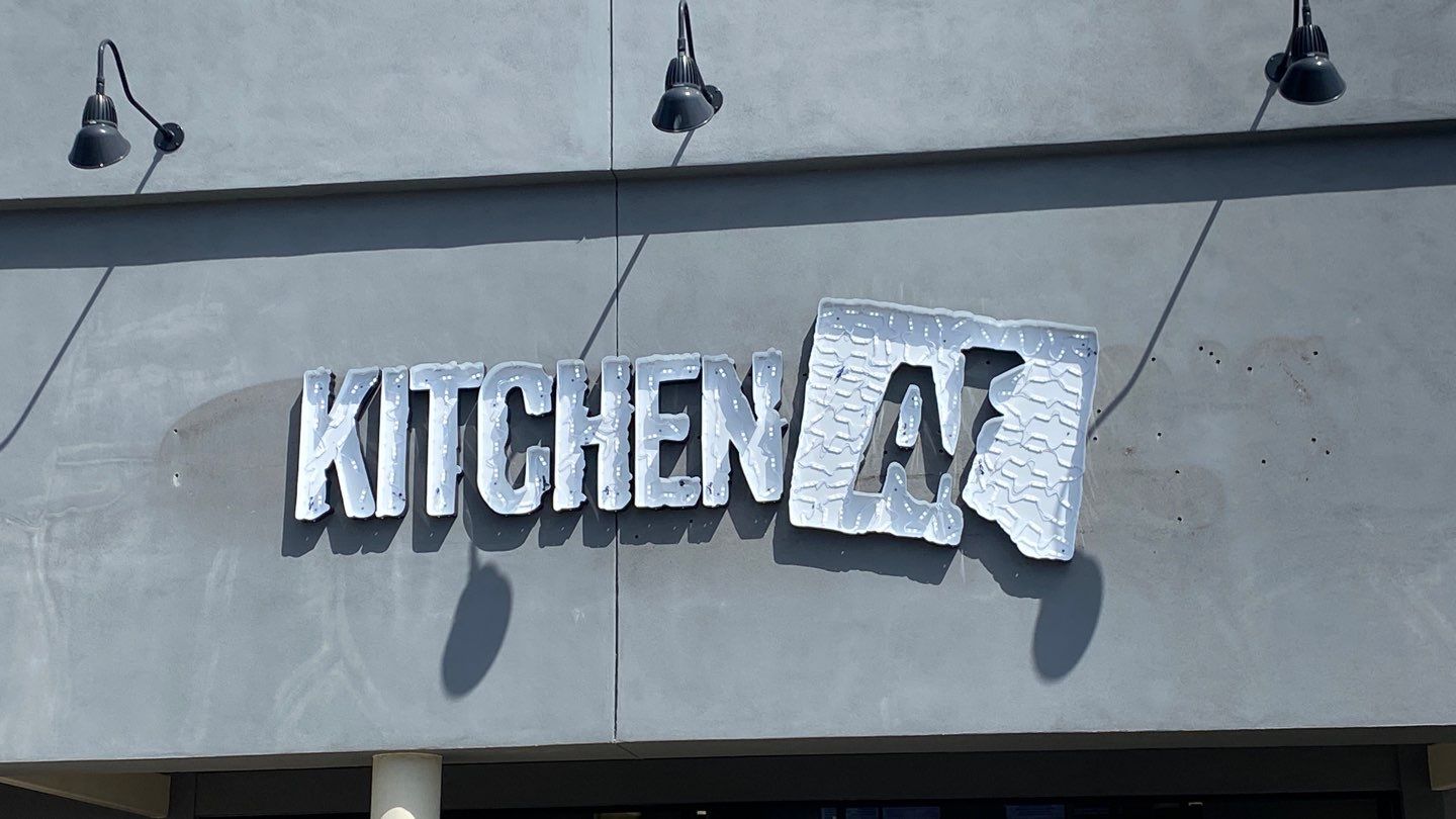 Flush Mounted Channel Letters for Kitchen AF by SignCrafters