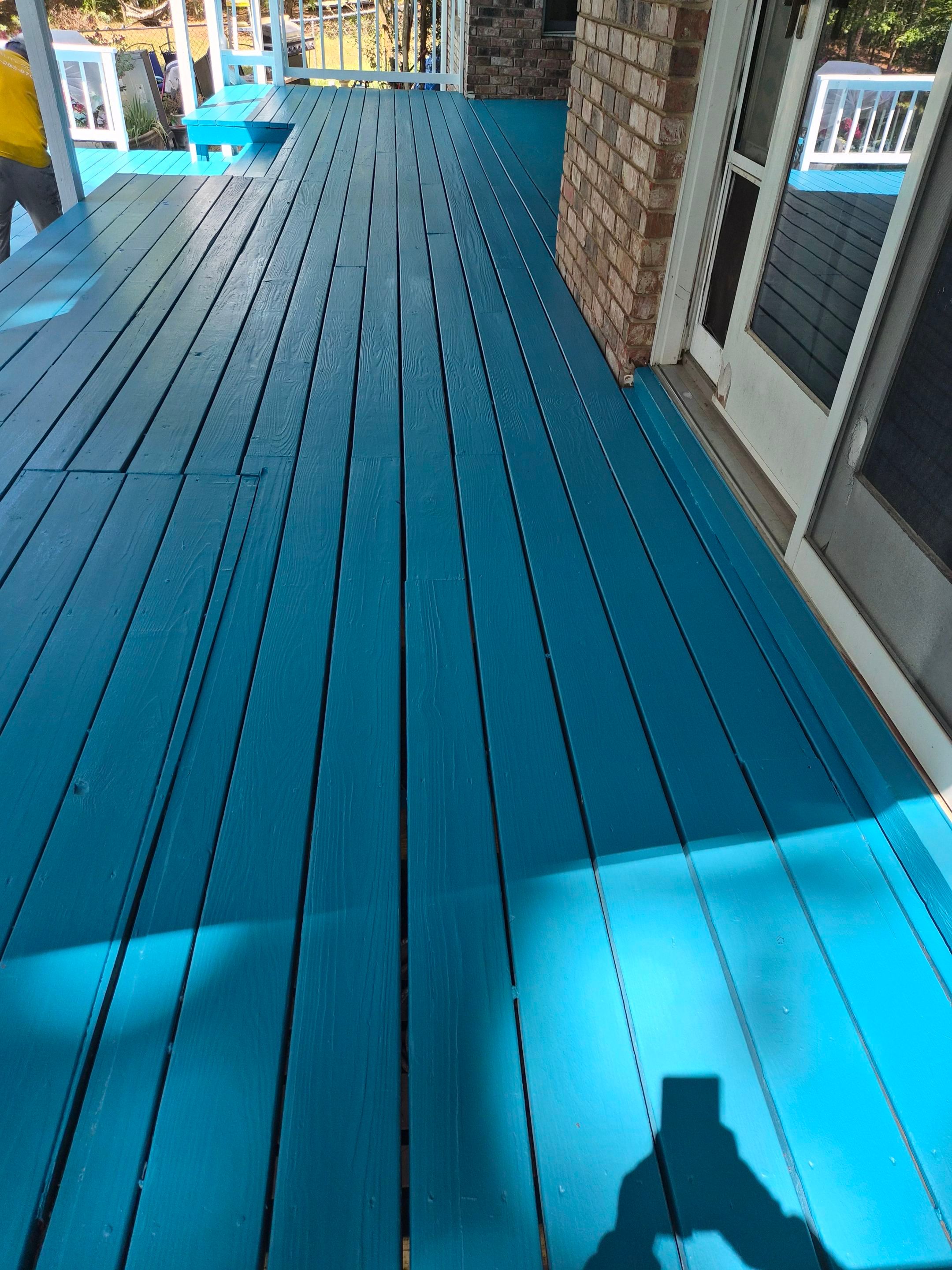 Vibrant Deck Gets New Life in Flint Texas by Quality Coats Painting
