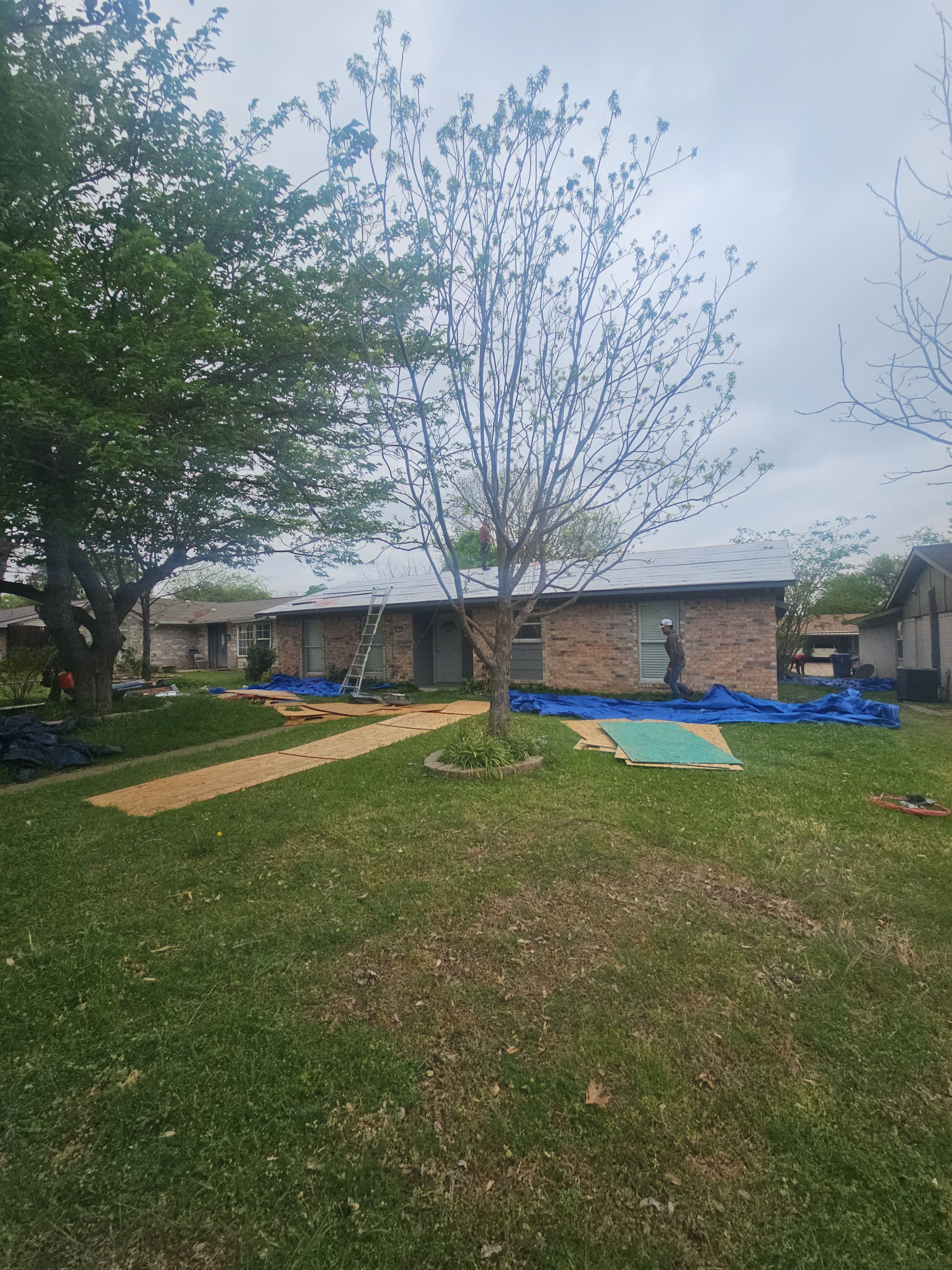 Full Roof Replacement & Flat Roof System in Garland by road roofing llc