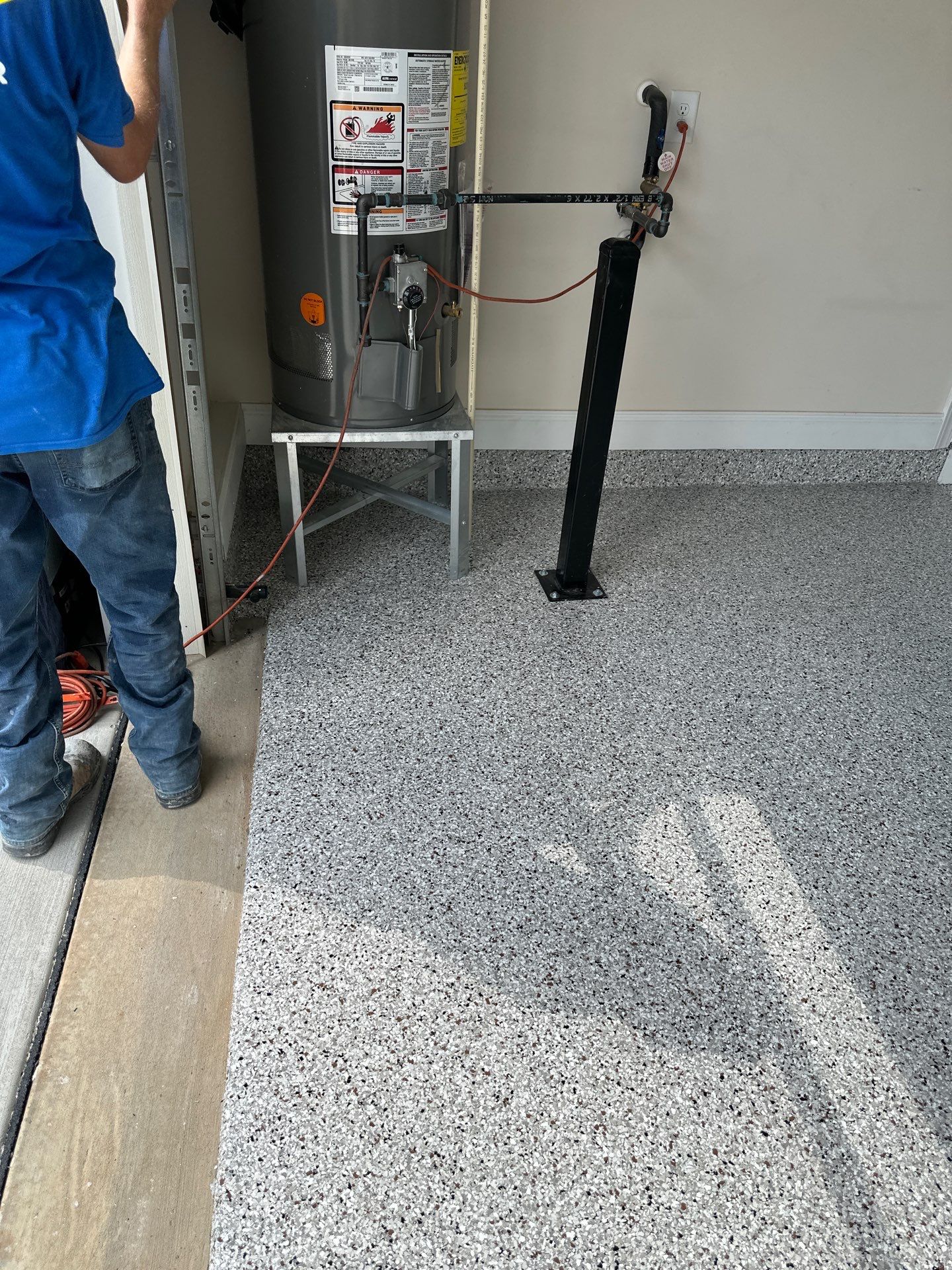 Garage Floor Coating using Coyote by My Garage Floor Guys