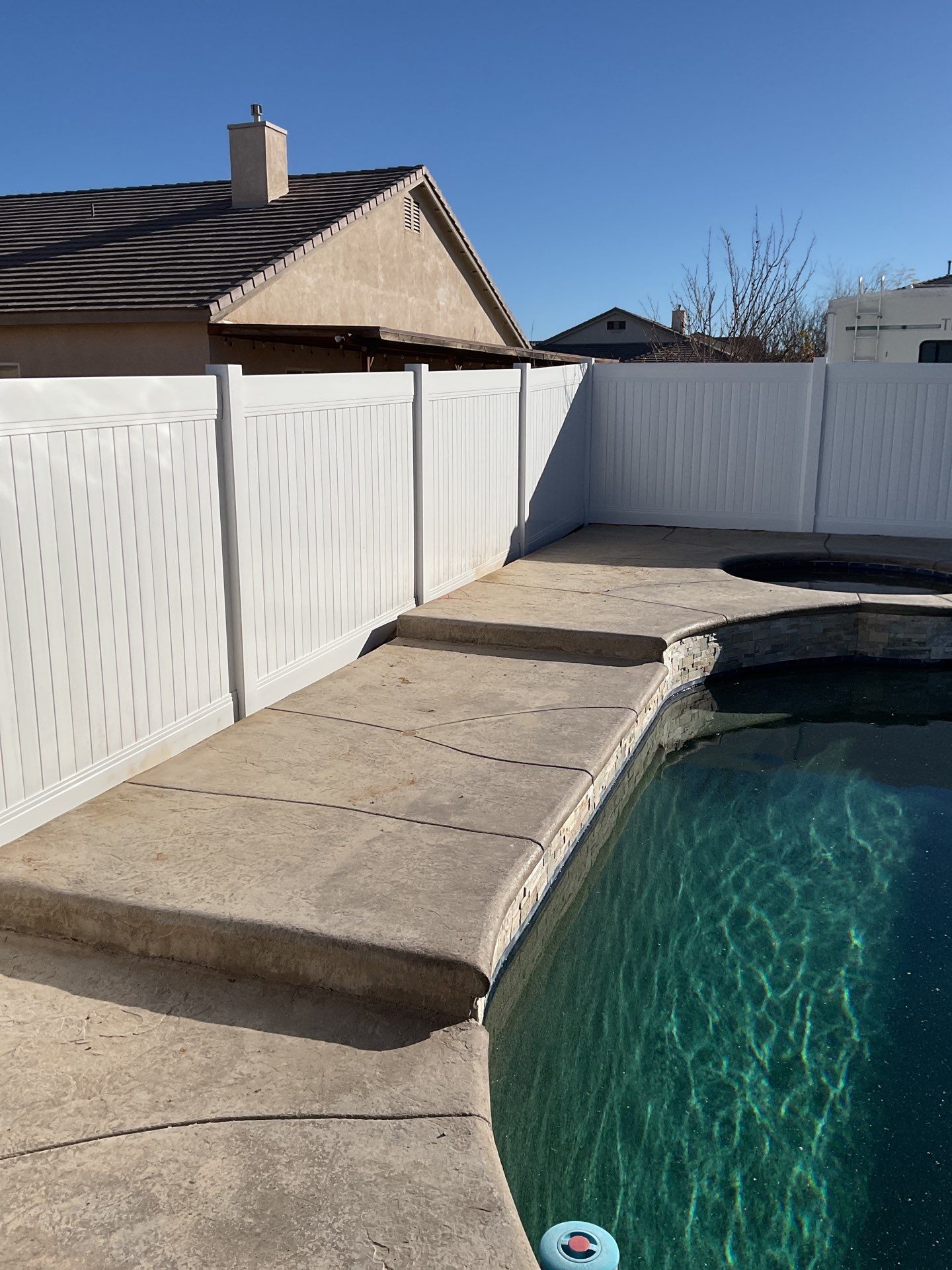 Fence Installation using Vinyl by Fence Guys Inc.