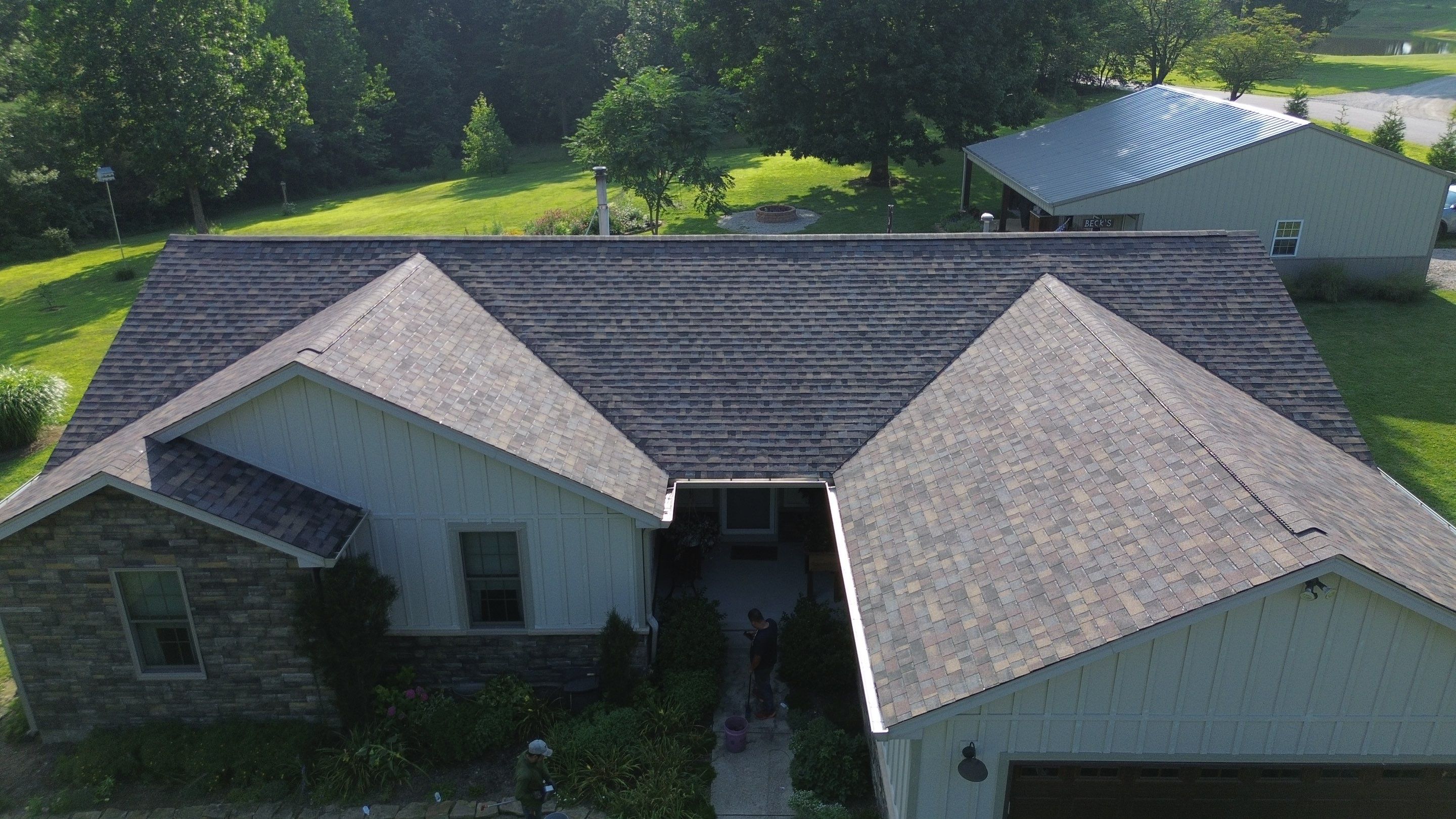 Project in Columbus by Moss Roofing