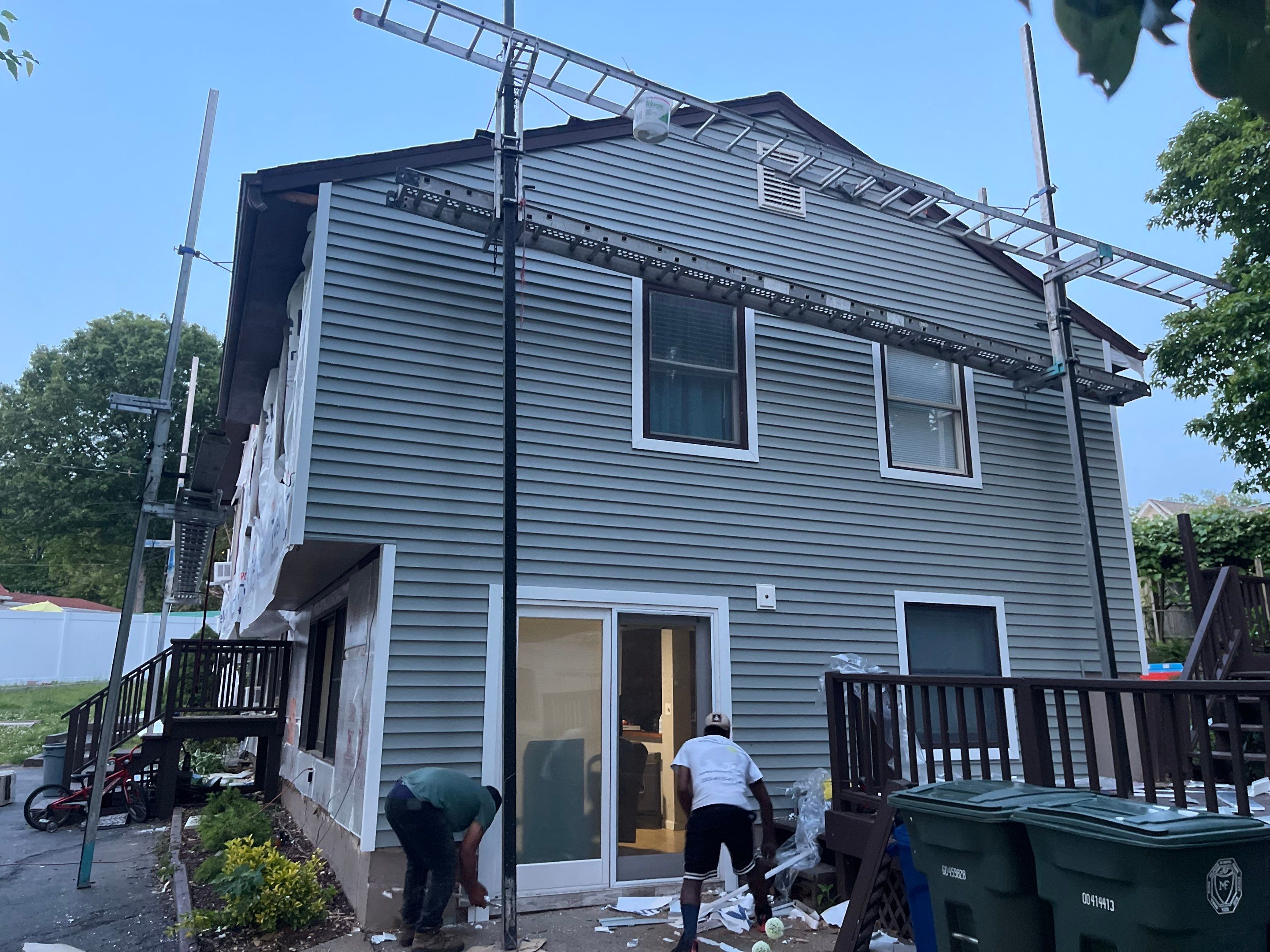 Siding Installation using Certainteed Monogram Seagrass by A Plus Exterior
