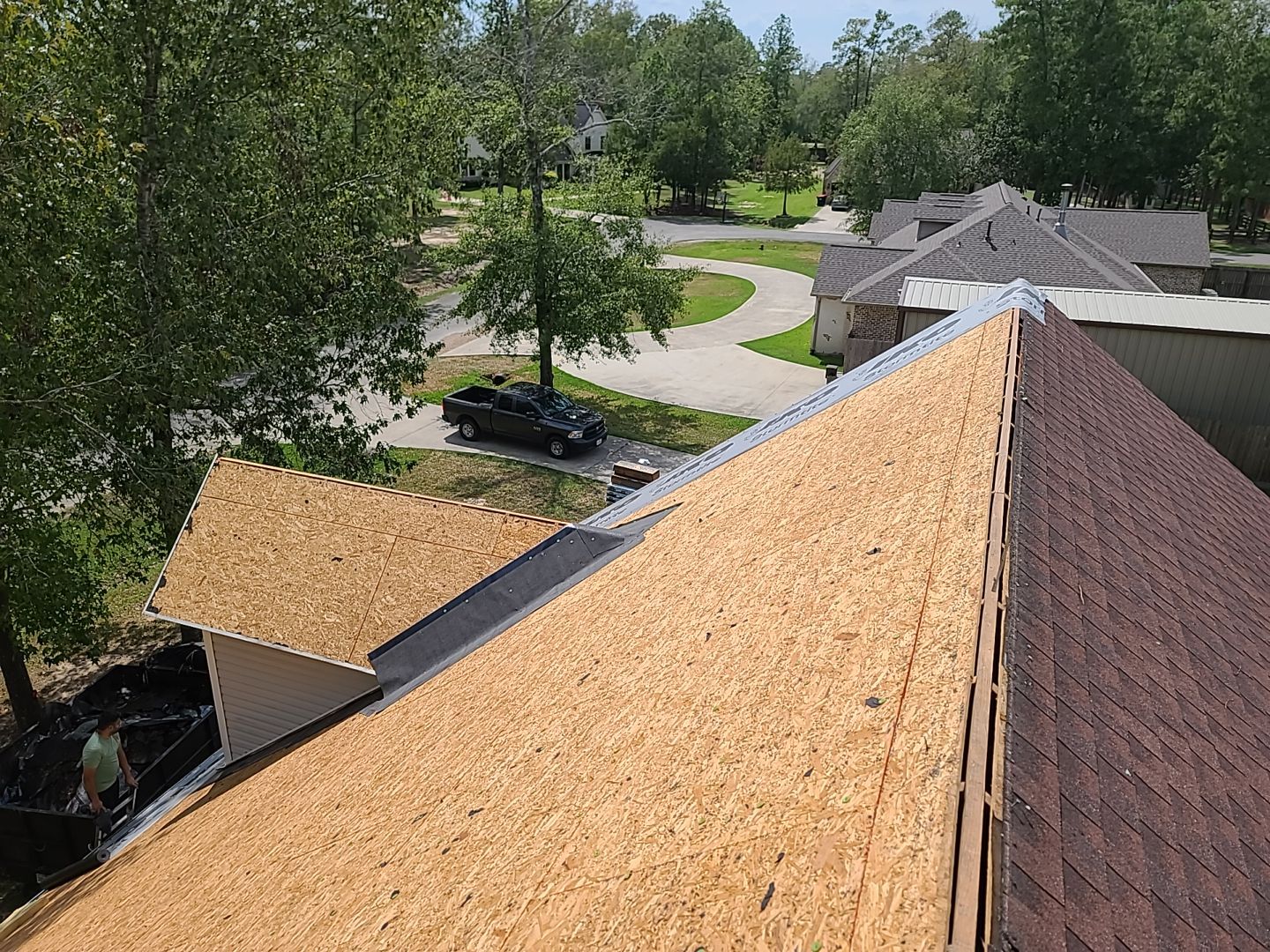Architectural Shingle Replacement and Storm Damage Repair in Sour Lake by Caliber Restoration LLC