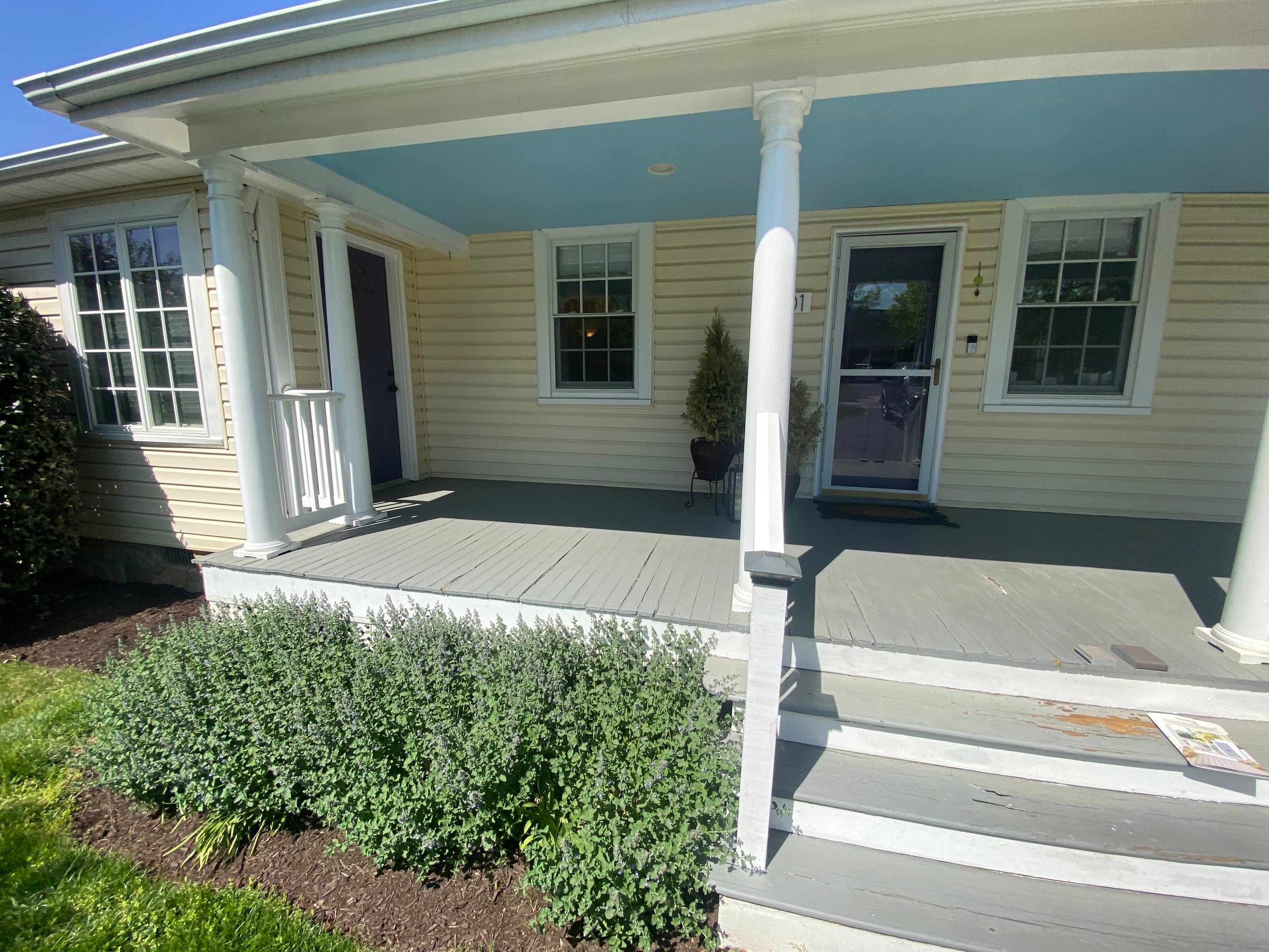 Front Porch Transformation using Timbertech Decking by The Smet Companies, LLC