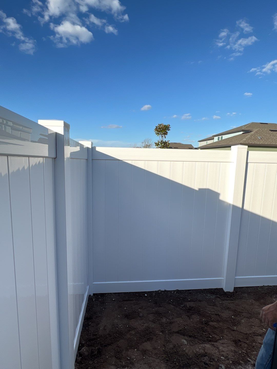 Ruskin, FL 6 ft Tall White Vinyl Privacy by Asap fence and gates, LLC
